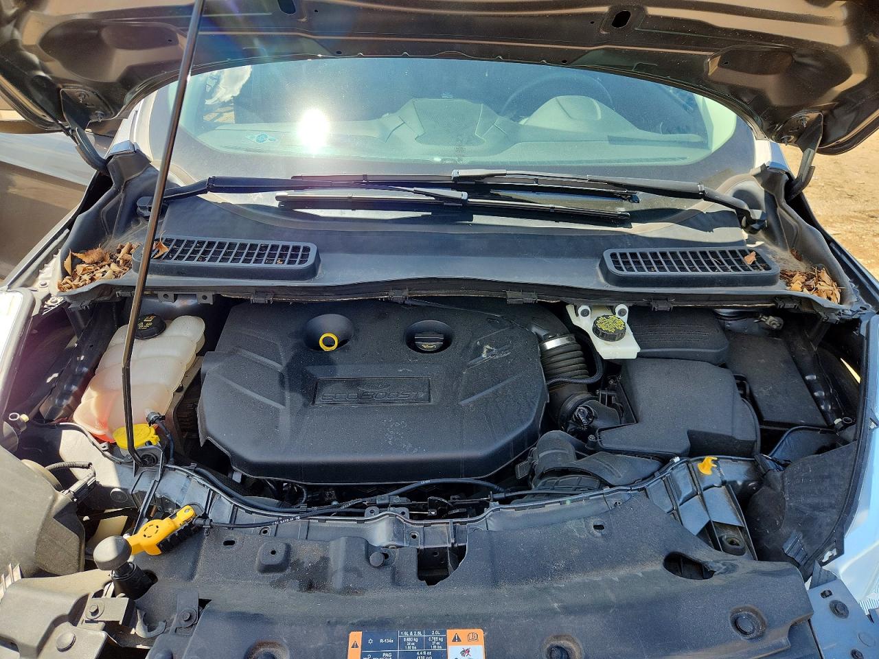 2014 Ford Escape Titanium Gray vin: 1FMCU0J91EUE25141