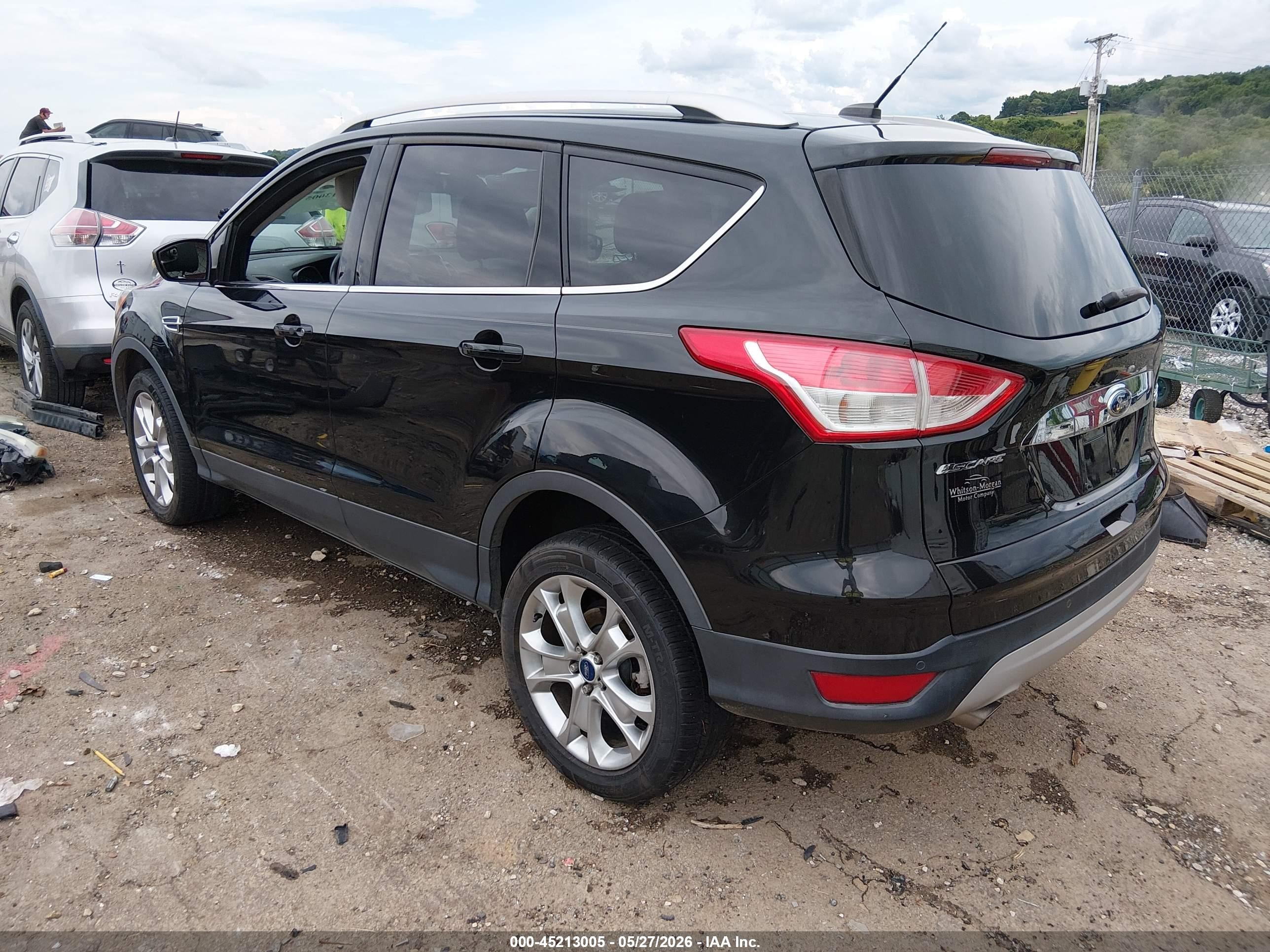 2015 Ford Escape Titanium Black vin: 1FMCU0J91FUA90240