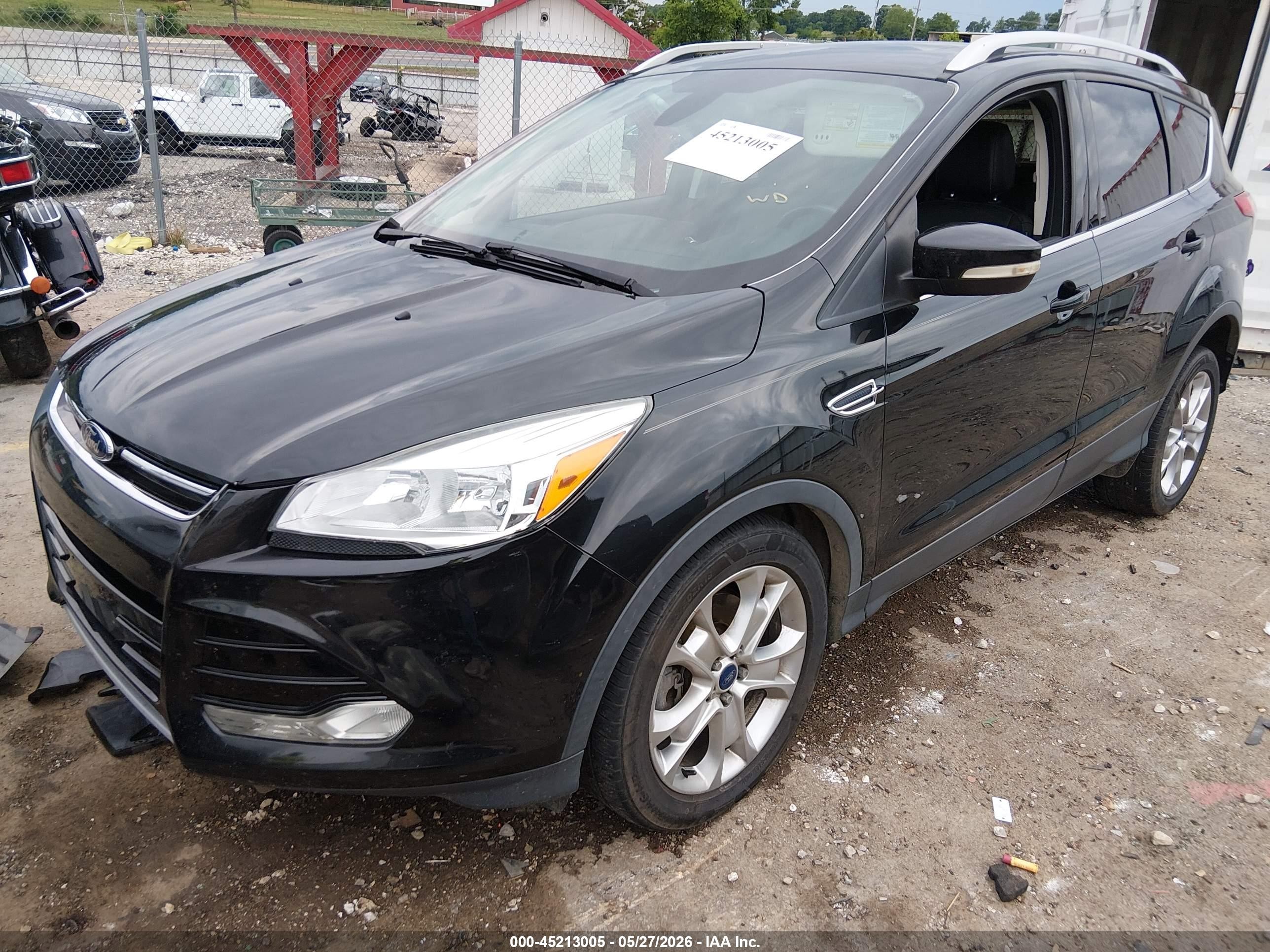 2015 Ford Escape Titanium Black vin: 1FMCU0J91FUA90240