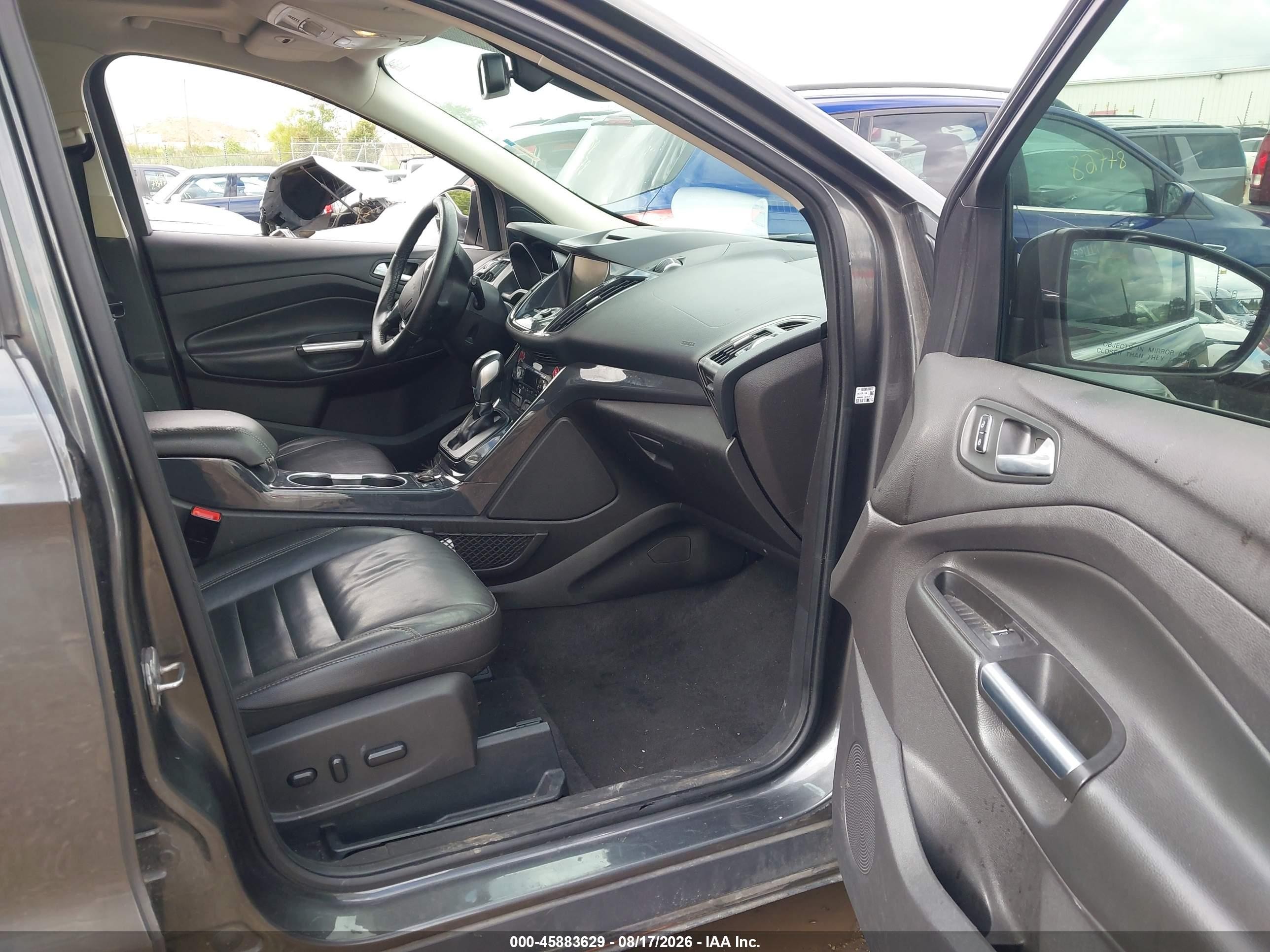 2015 Ford Escape Titanium Gray vin: 1FMCU0J91FUB93108