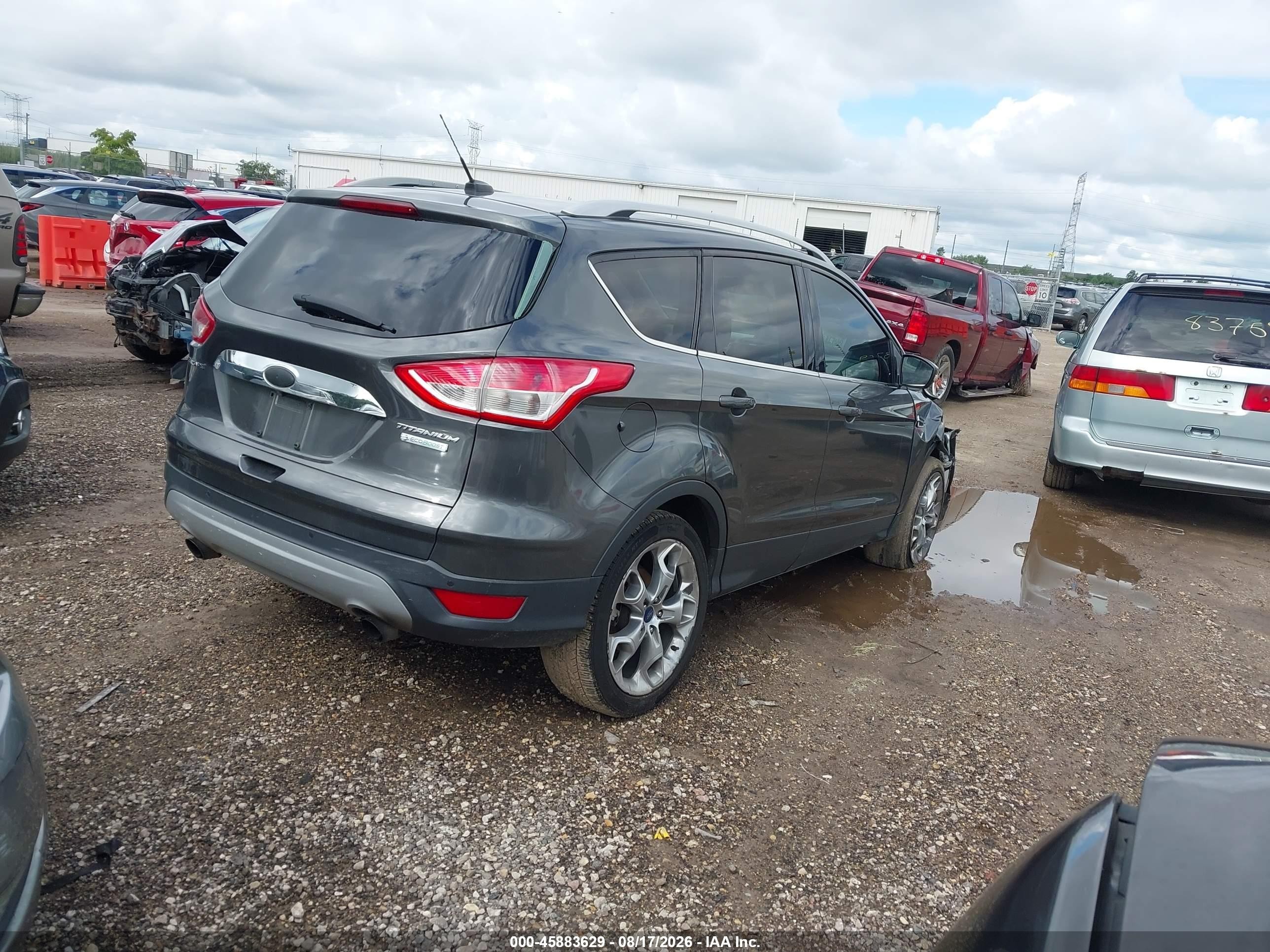 2015 Ford Escape Titanium Gray vin: 1FMCU0J91FUB93108