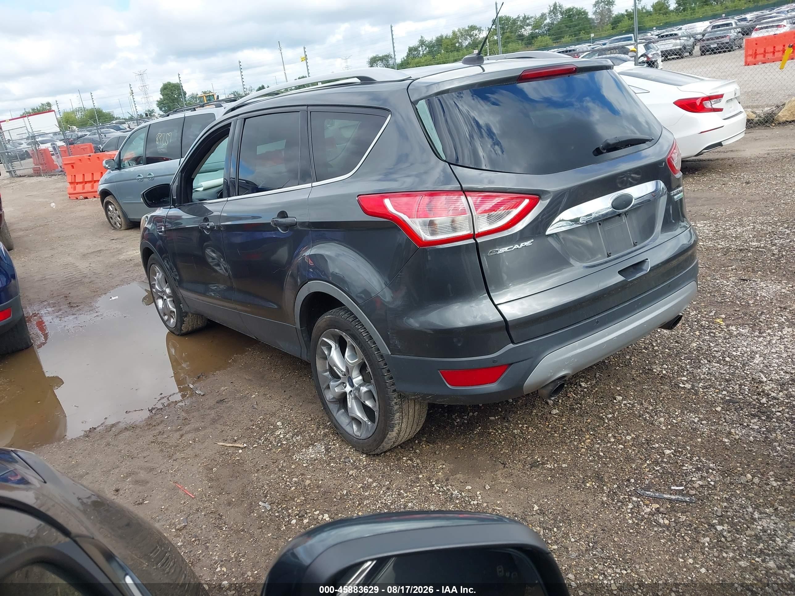 2015 Ford Escape Titanium Gray vin: 1FMCU0J91FUB93108