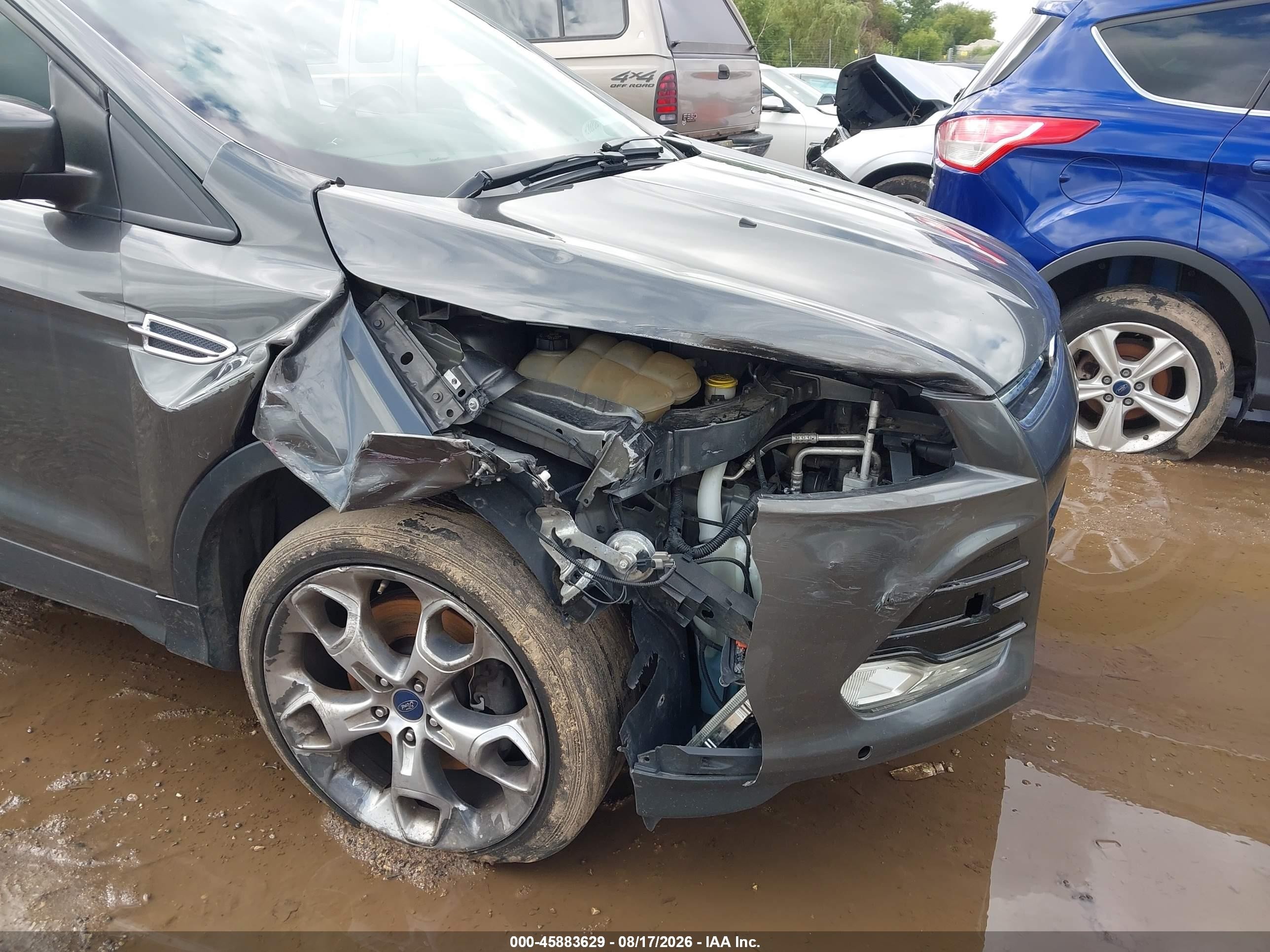 2015 Ford Escape Titanium Gray vin: 1FMCU0J91FUB93108