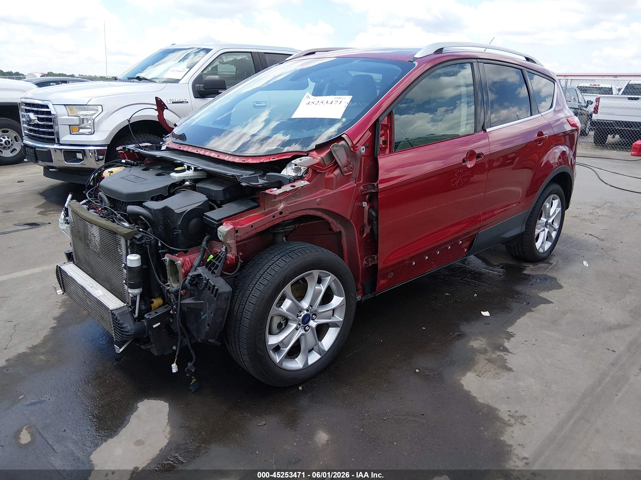 2016 Ford Escape Titanium Red vin: 1FMCU0J91GUA15068