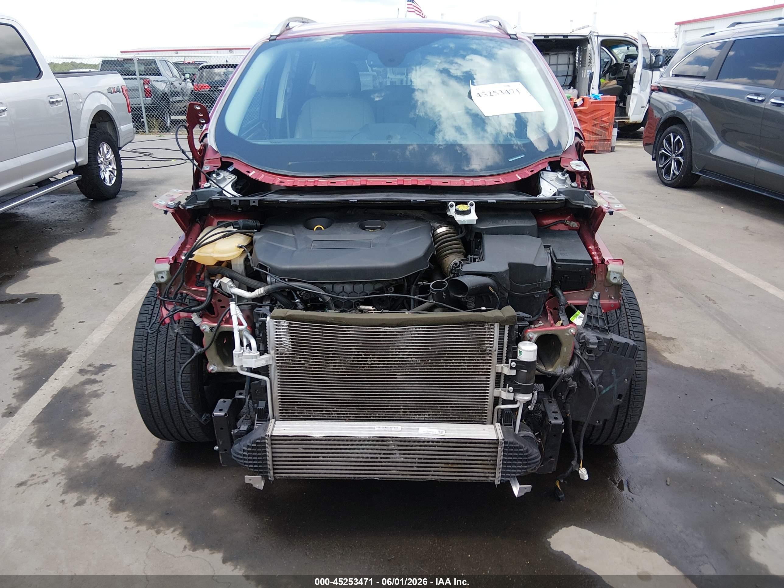 2016 Ford Escape Titanium Red vin: 1FMCU0J91GUA15068