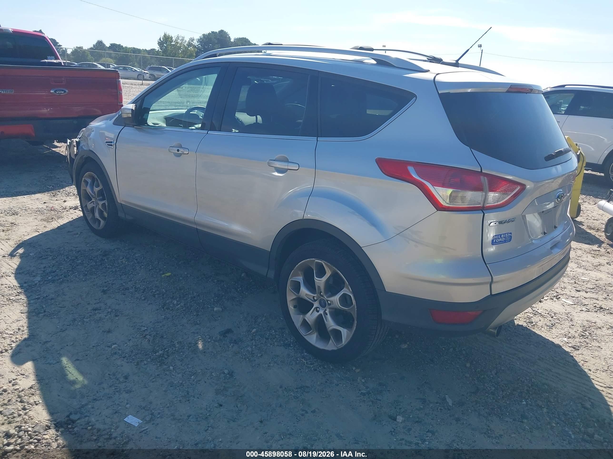 2013 Ford Escape Titanium Silver vin: 1FMCU0J92DUA28276