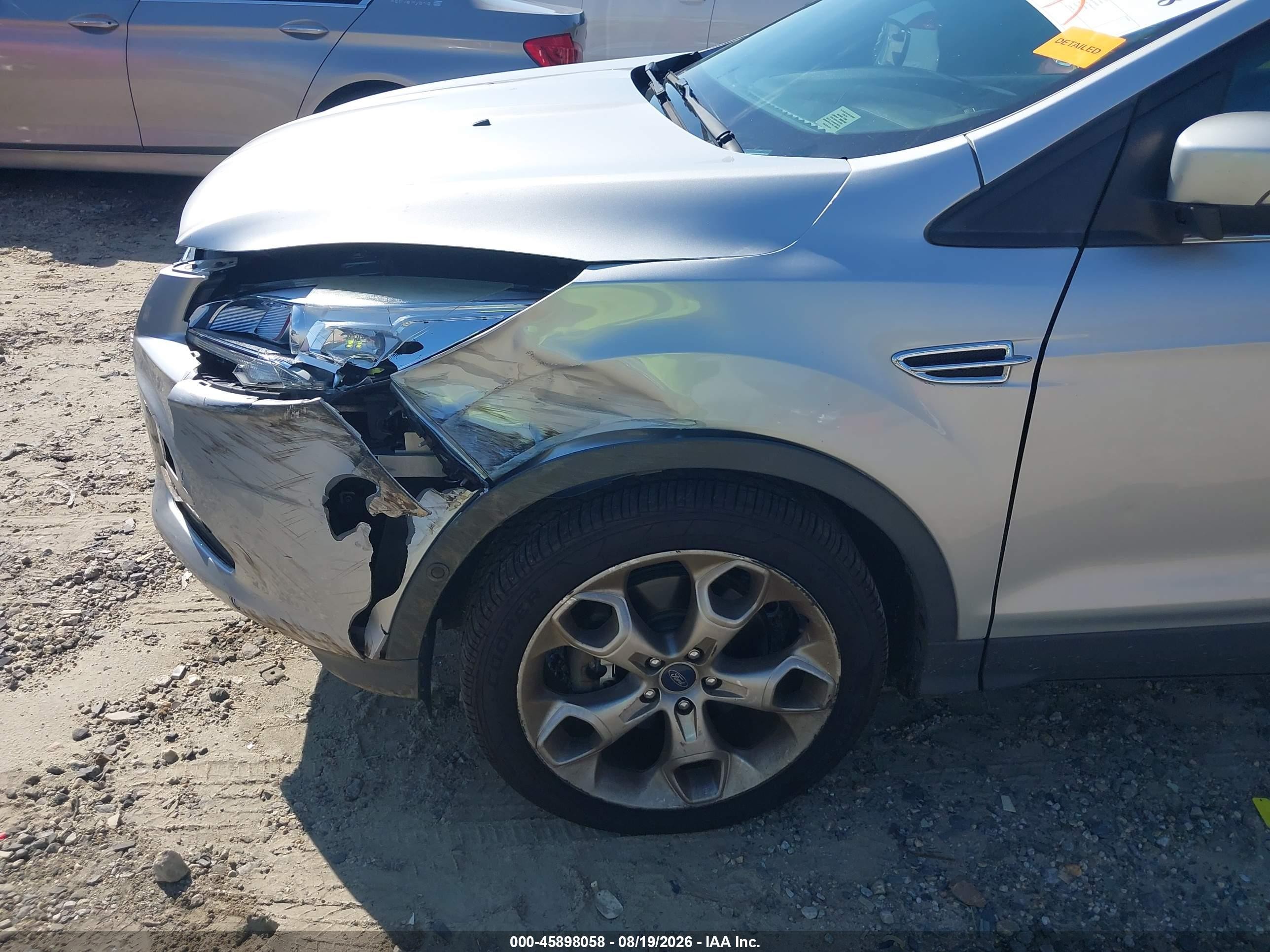 2013 Ford Escape Titanium Silver vin: 1FMCU0J92DUA28276