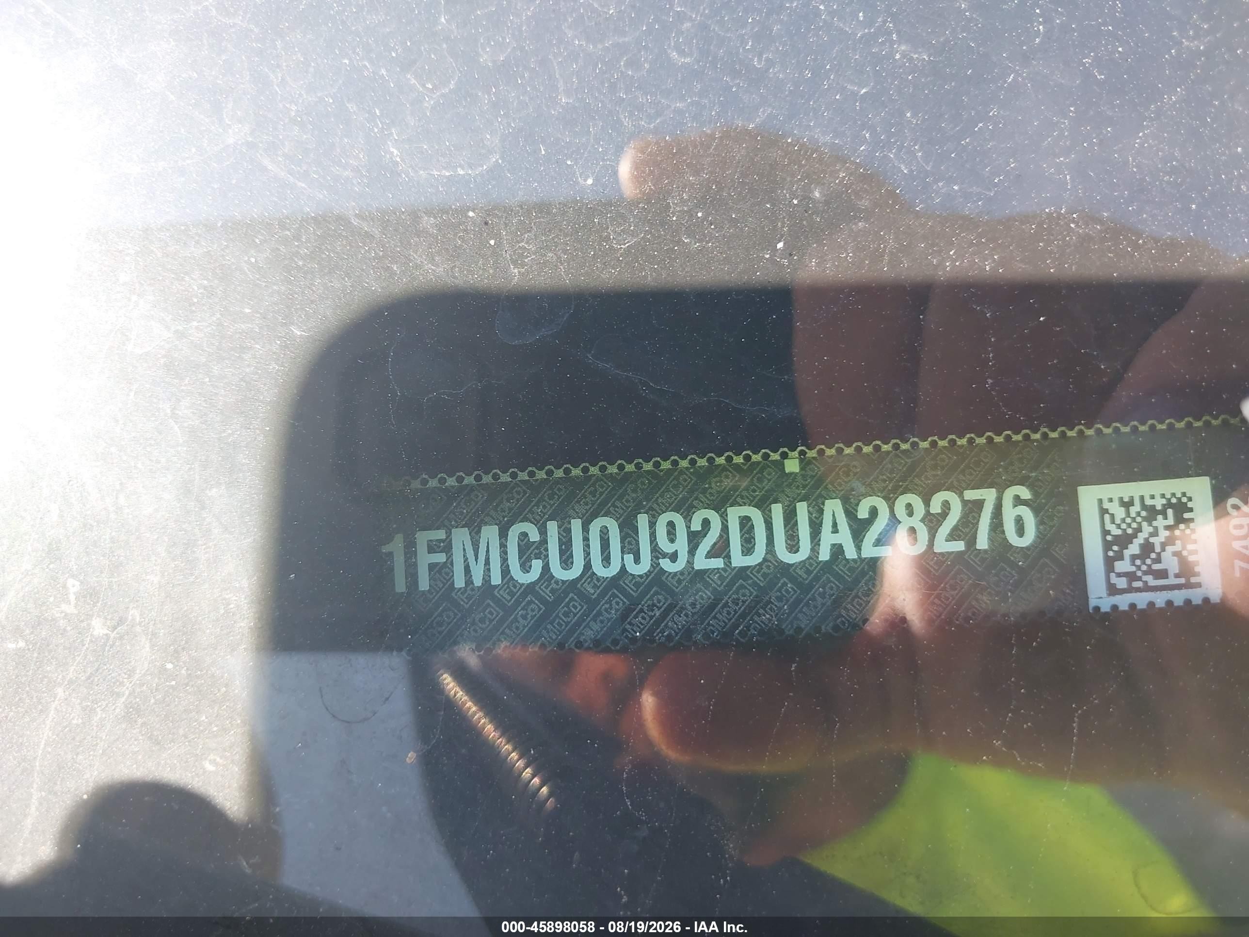 2013 Ford Escape Titanium Silver vin: 1FMCU0J92DUA28276