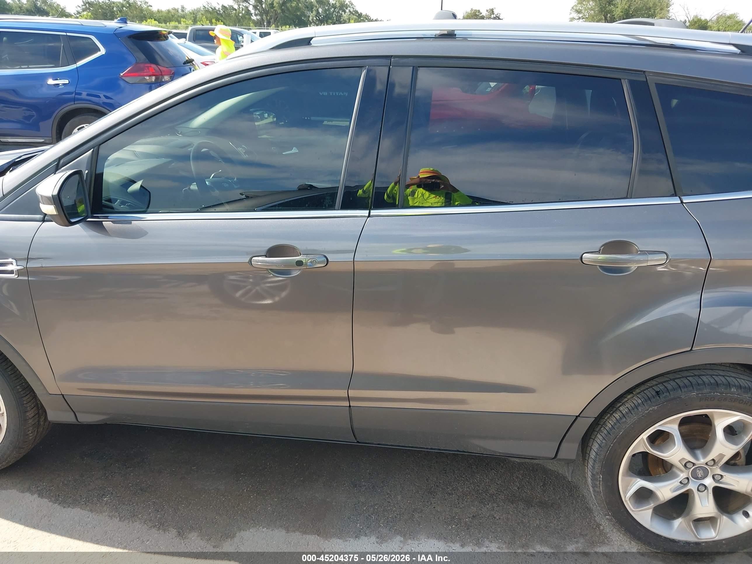 2013 Ford Escape Titanium Серый vin: 1FMCU0J92DUA89773