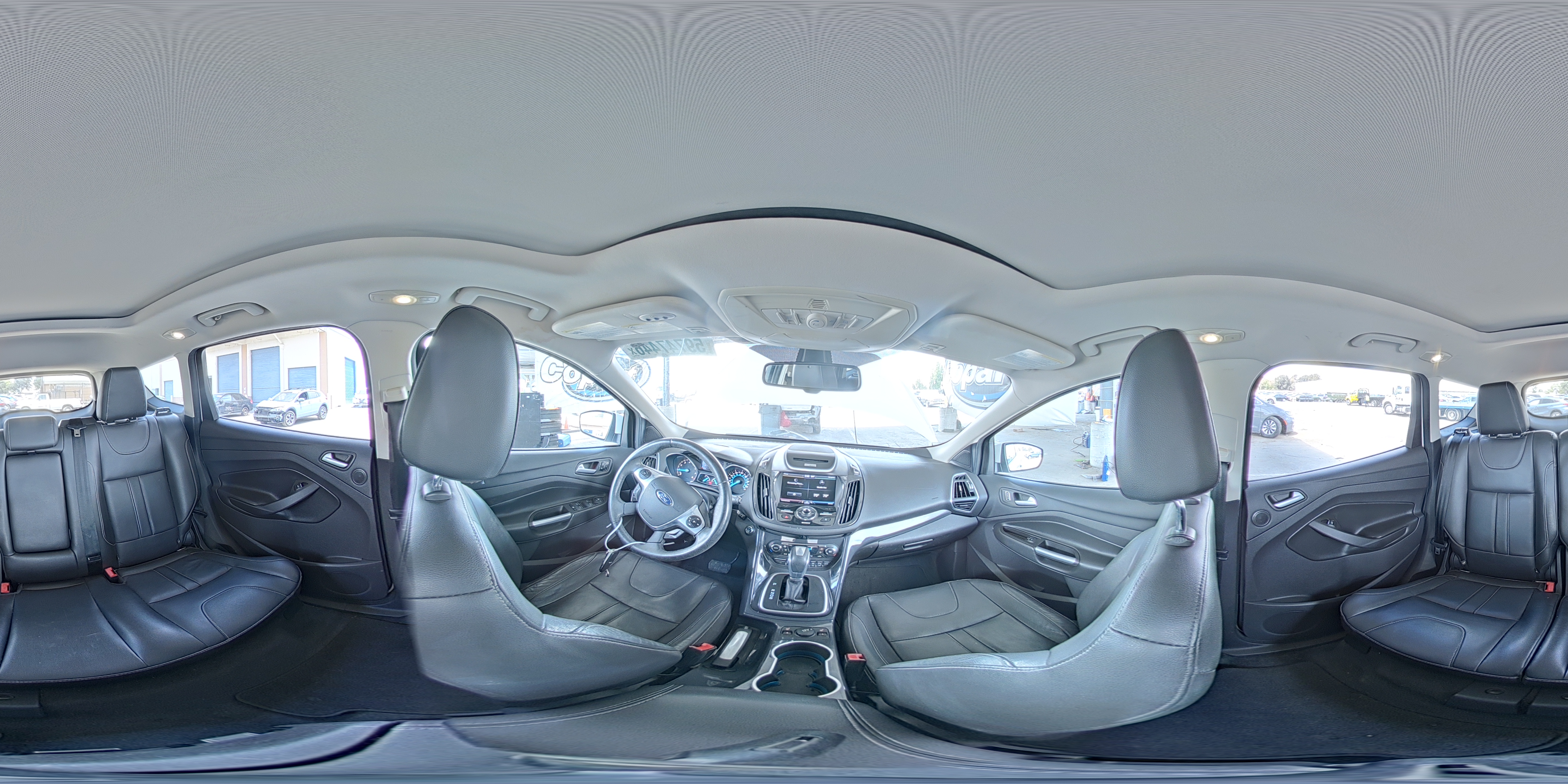 2013 Ford Escape Titanium White vin: 1FMCU0J92DUB15465