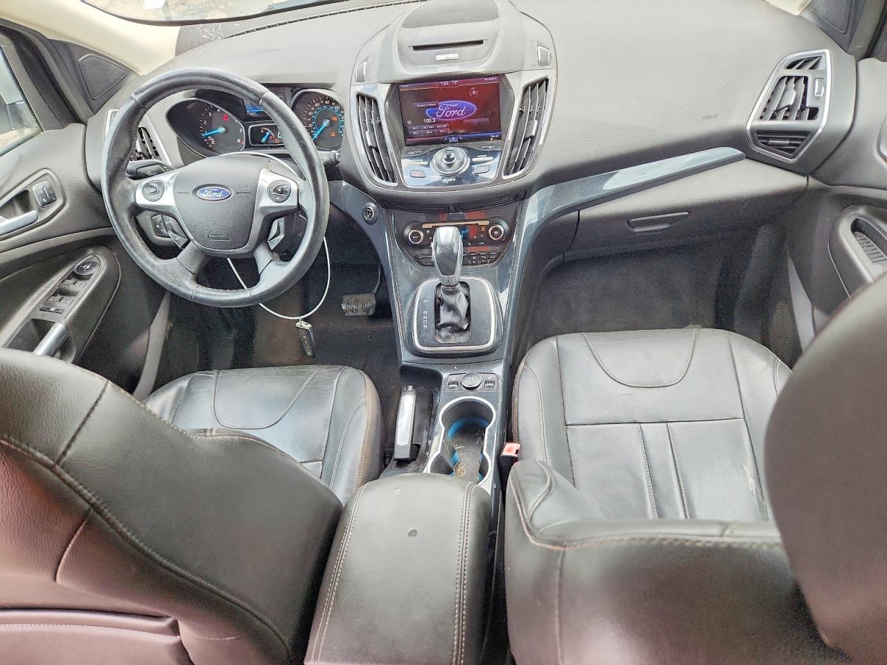 2013 Ford Escape Titanium Silver vin: 1FMCU0J92DUC14352