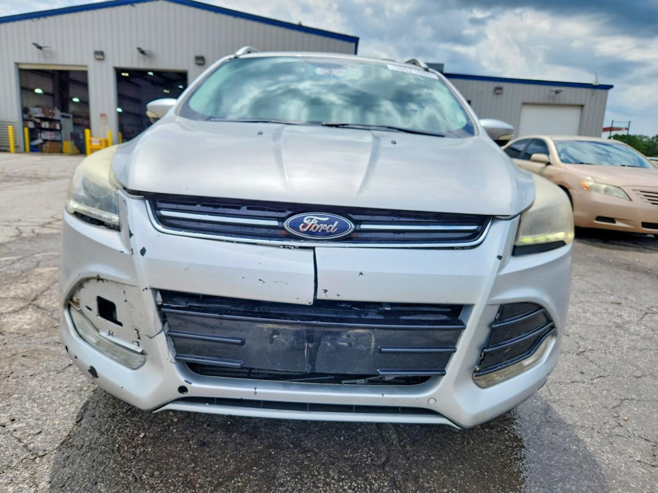 2013 Ford Escape Titanium Silver vin: 1FMCU0J92DUC14352