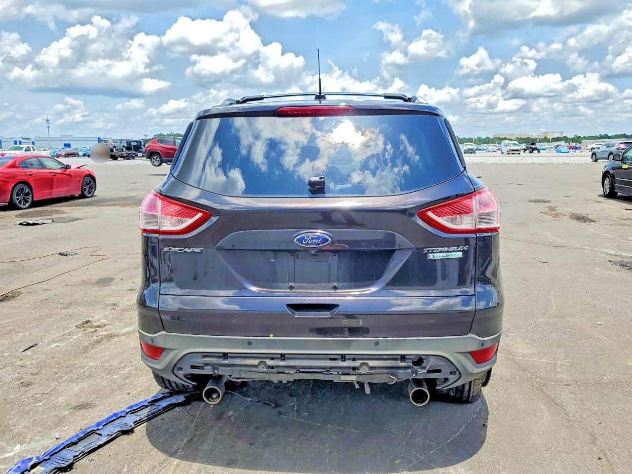 2013 Ford Escape Titanium Черный vin: 1FMCU0J92DUD22423