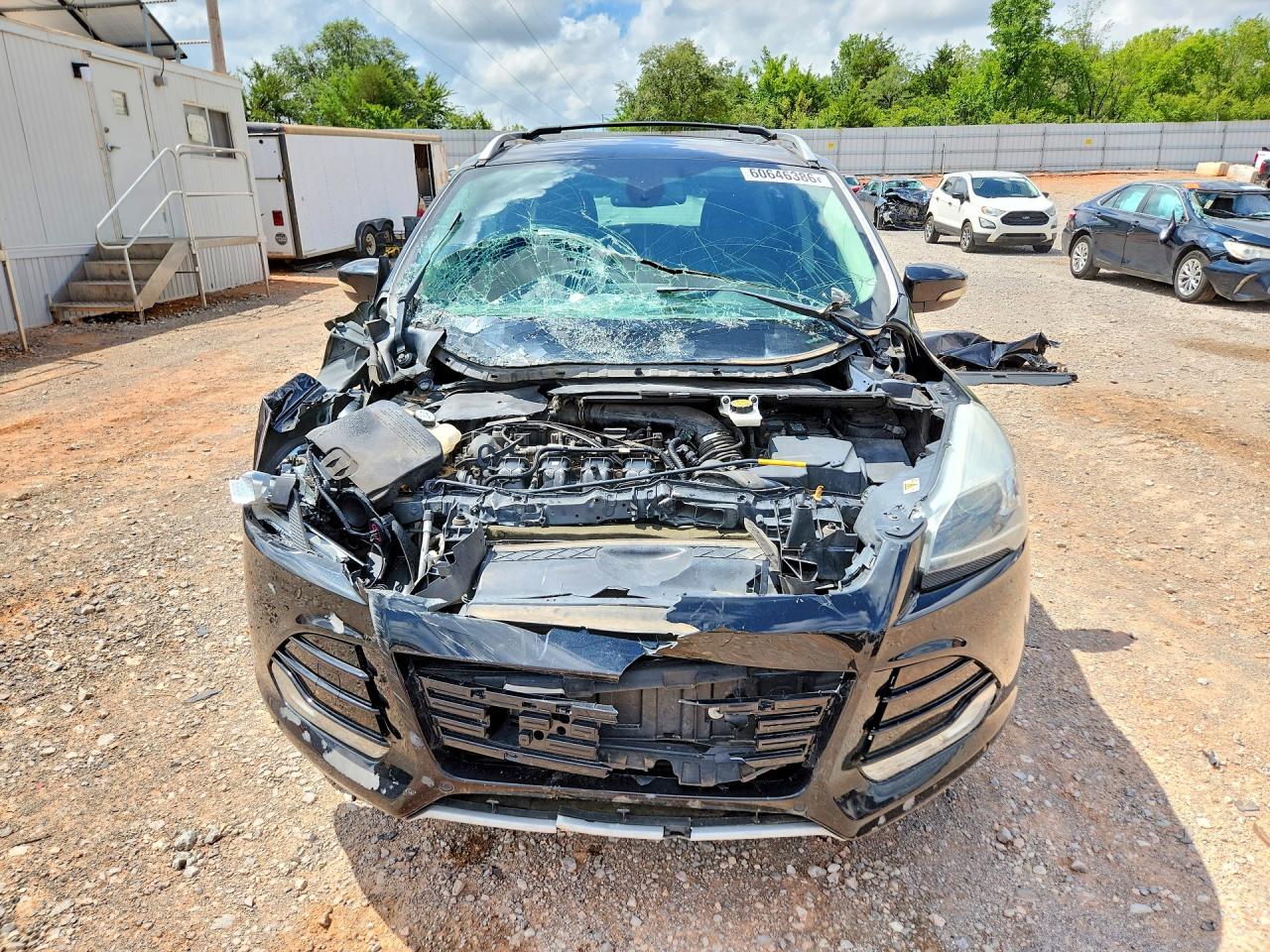 2013 Ford Escape Titanium Black vin: 1FMCU0J92DUD53414