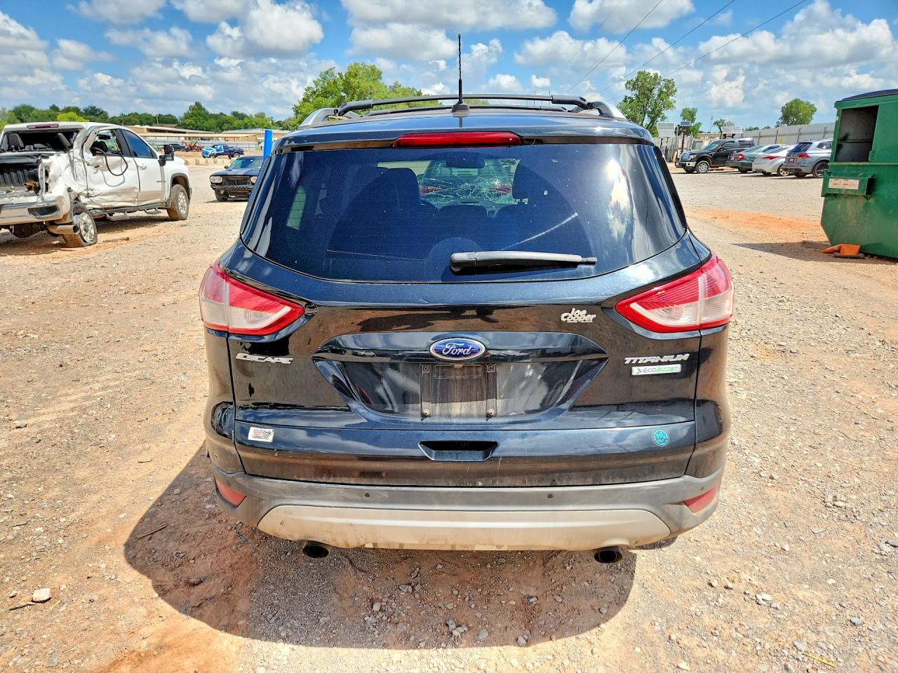2013 Ford Escape Titanium Black vin: 1FMCU0J92DUD53414