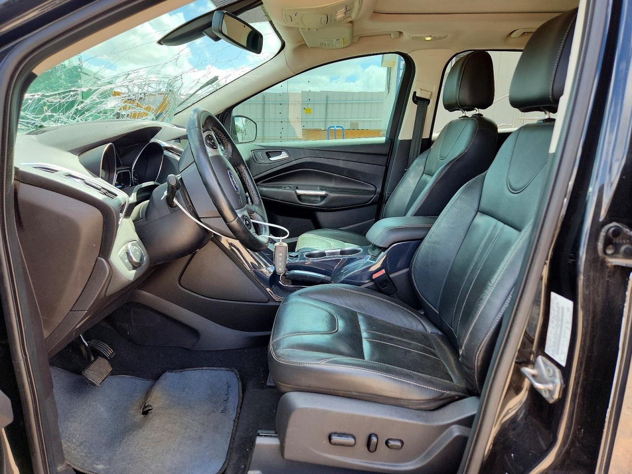 2013 Ford Escape Titanium Black vin: 1FMCU0J92DUD53414