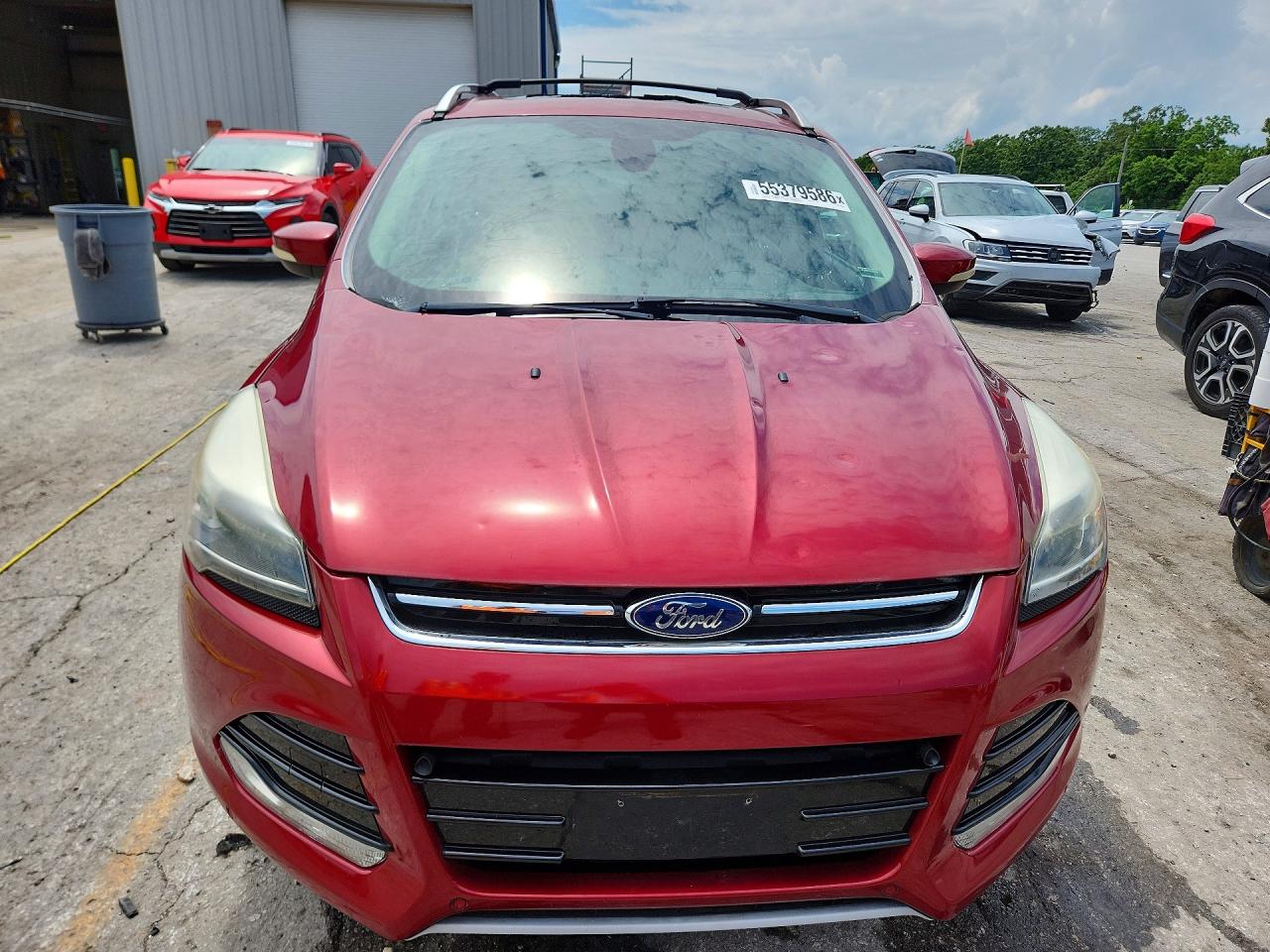 2013 Ford Escape Red vin: 1FMCU0J92DUD68947
