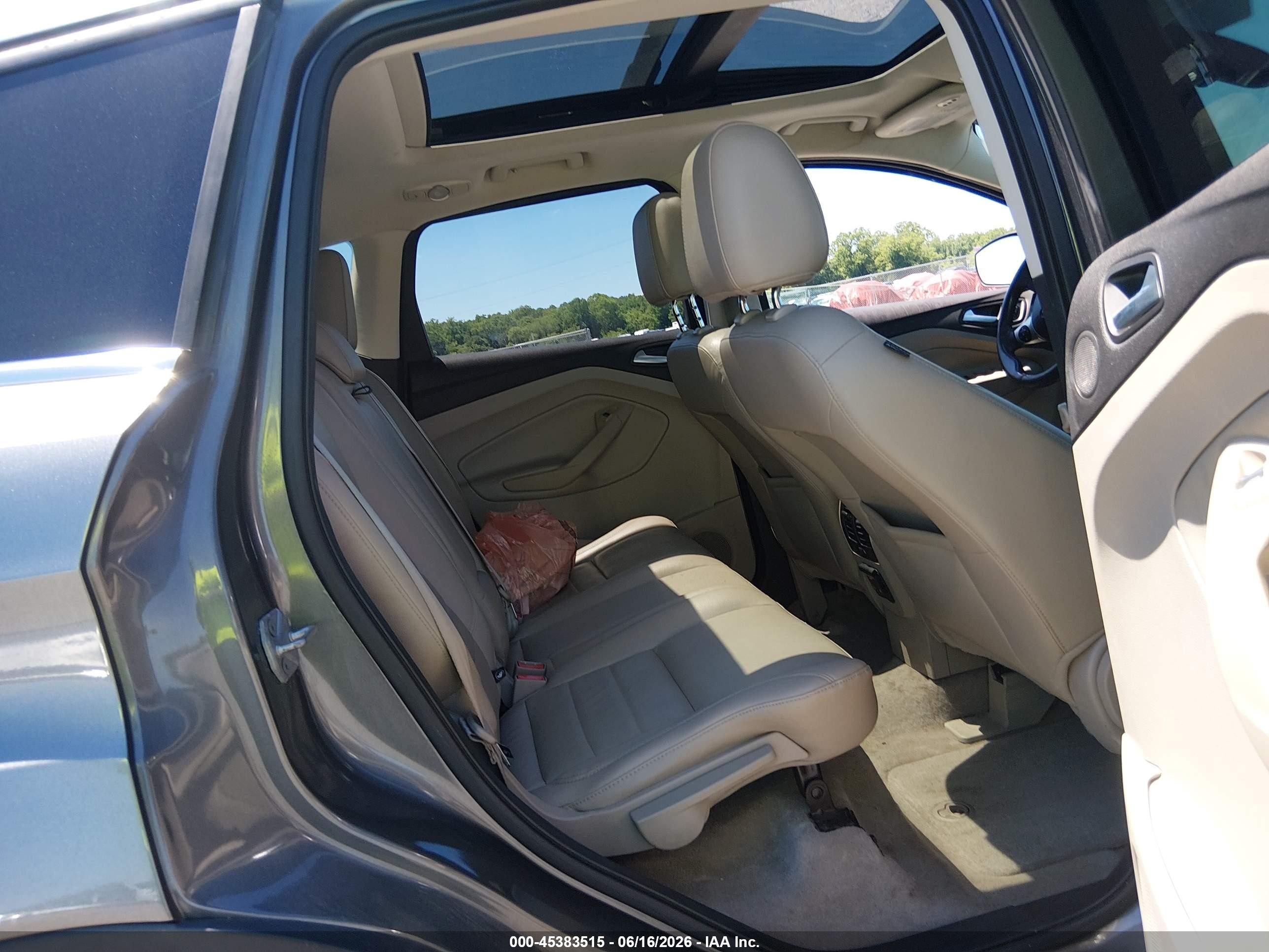2014 Ford Escape Titanium Gray vin: 1FMCU0J92EUA21779