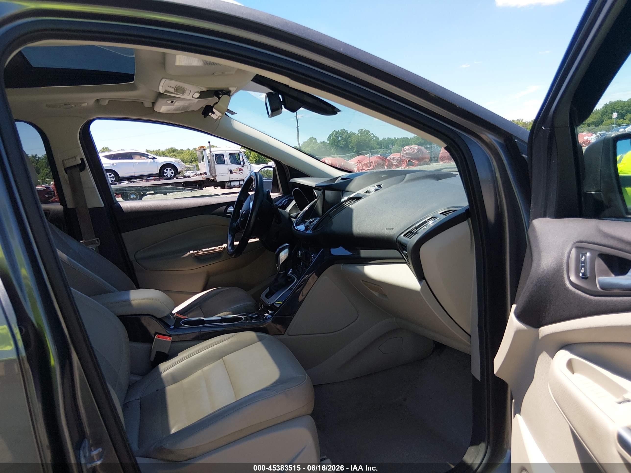2014 Ford Escape Titanium Gray vin: 1FMCU0J92EUA21779