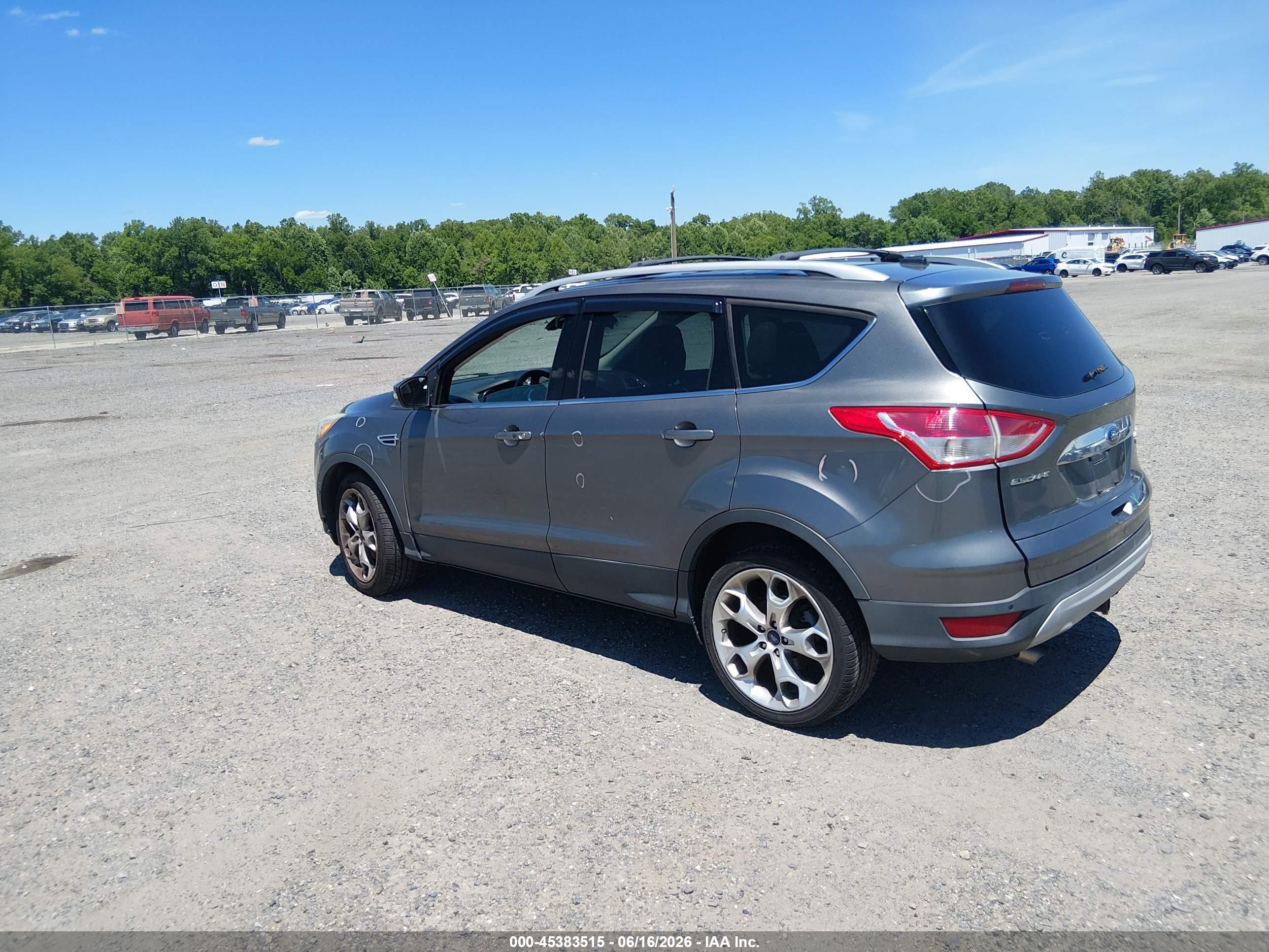 2014 Ford Escape Titanium Gray vin: 1FMCU0J92EUA21779
