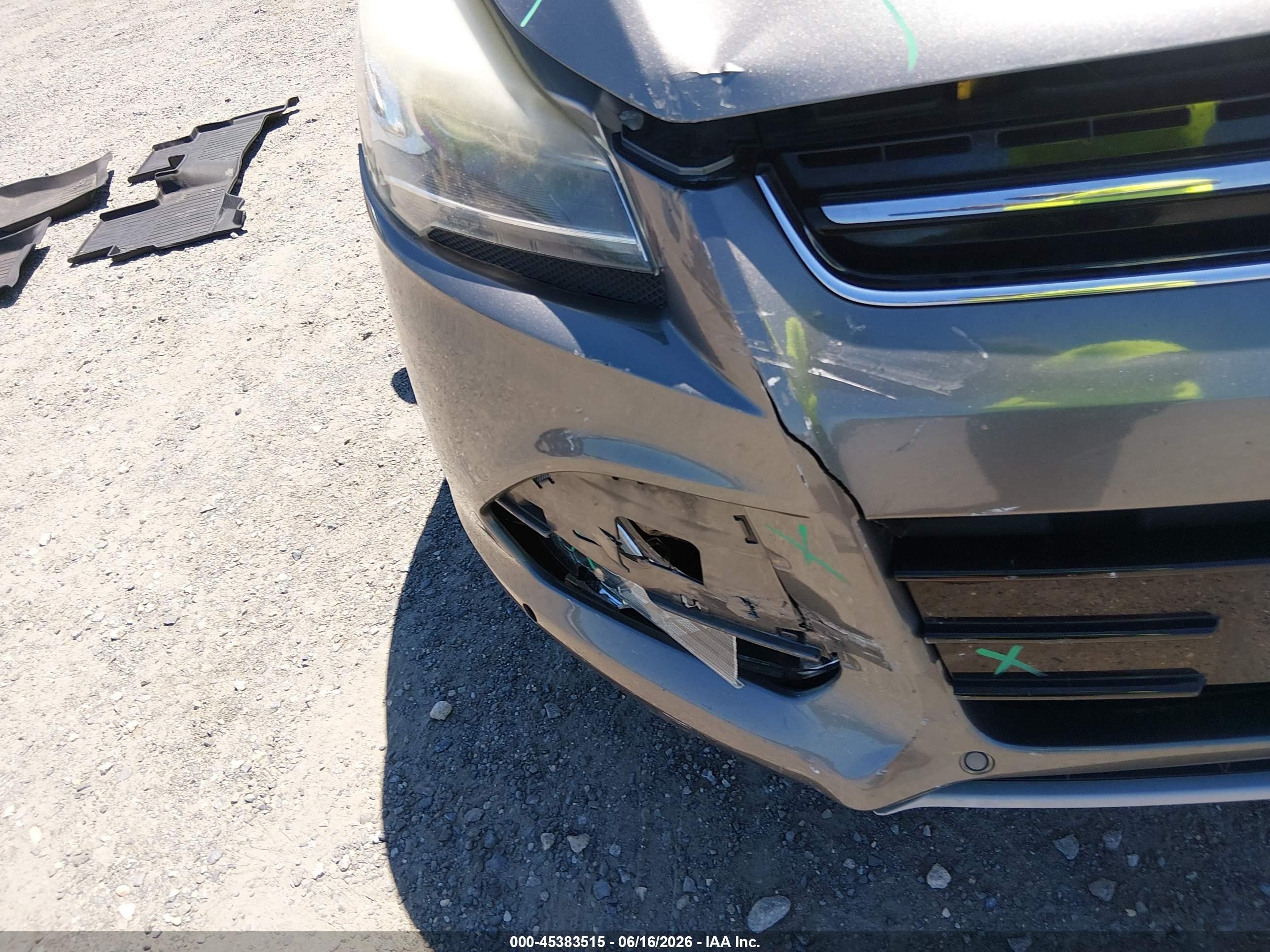 2014 Ford Escape Titanium Gray vin: 1FMCU0J92EUA21779