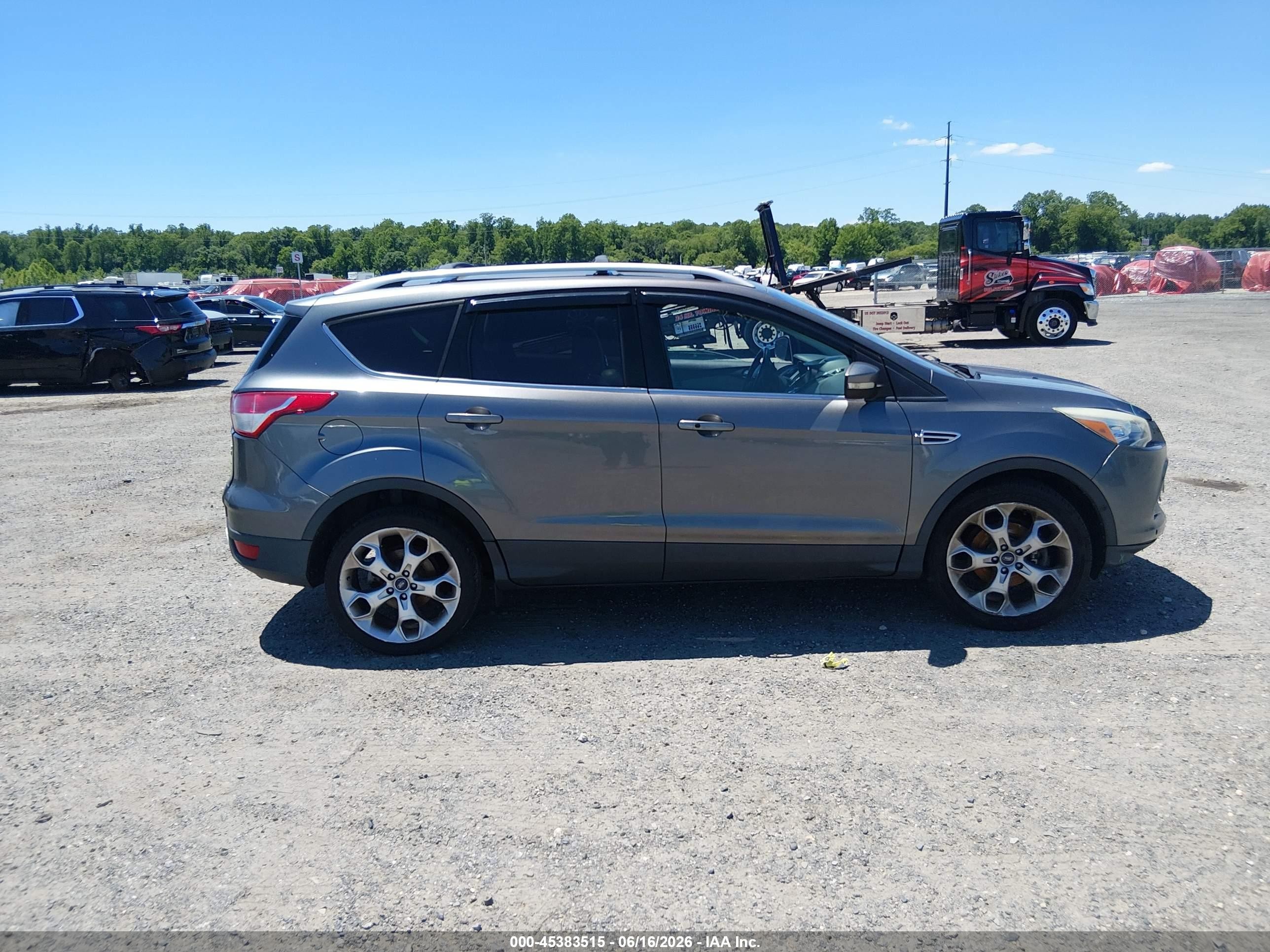 2014 Ford Escape Titanium Gray vin: 1FMCU0J92EUA21779