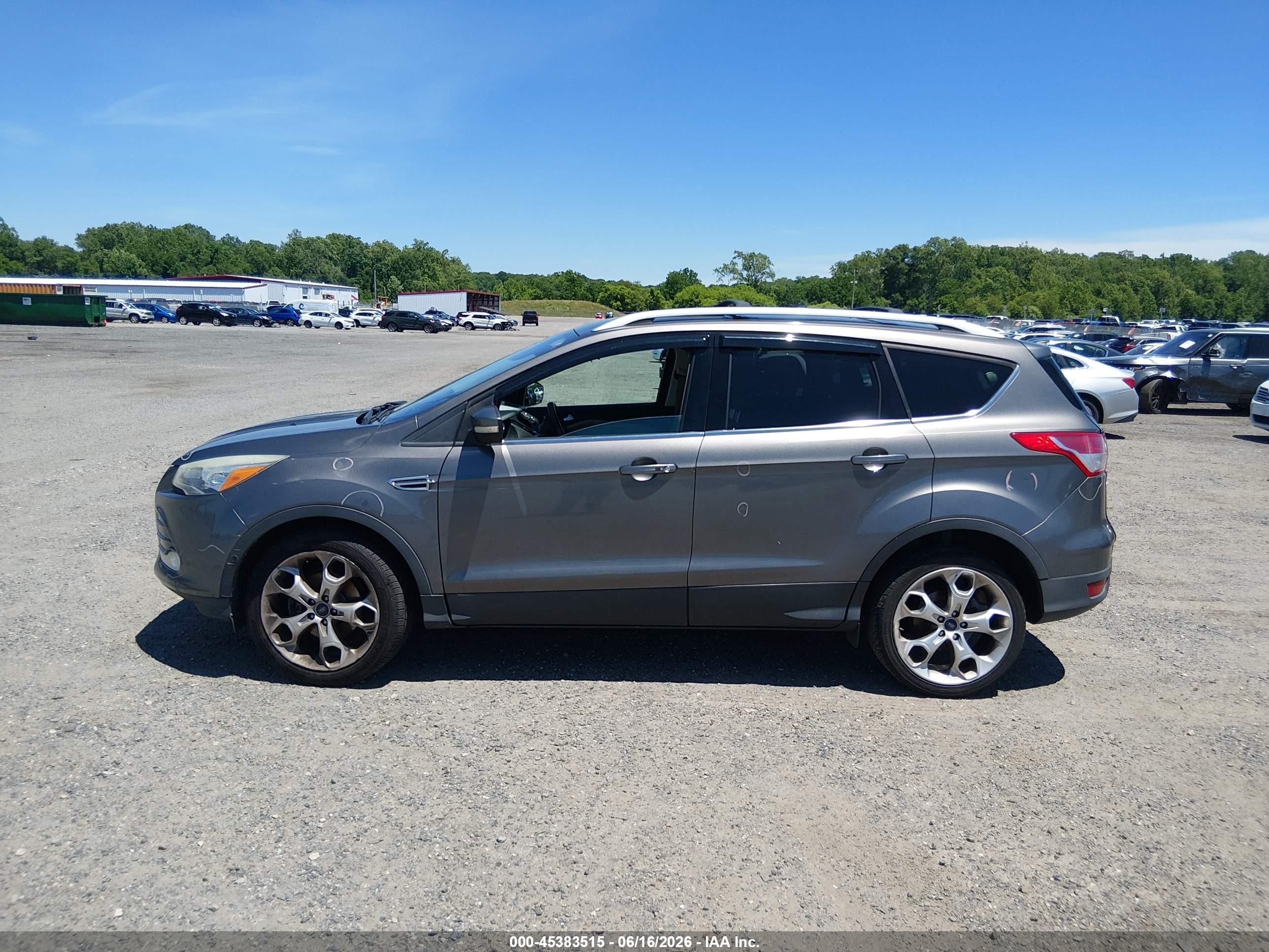 2014 Ford Escape Titanium Gray vin: 1FMCU0J92EUA21779