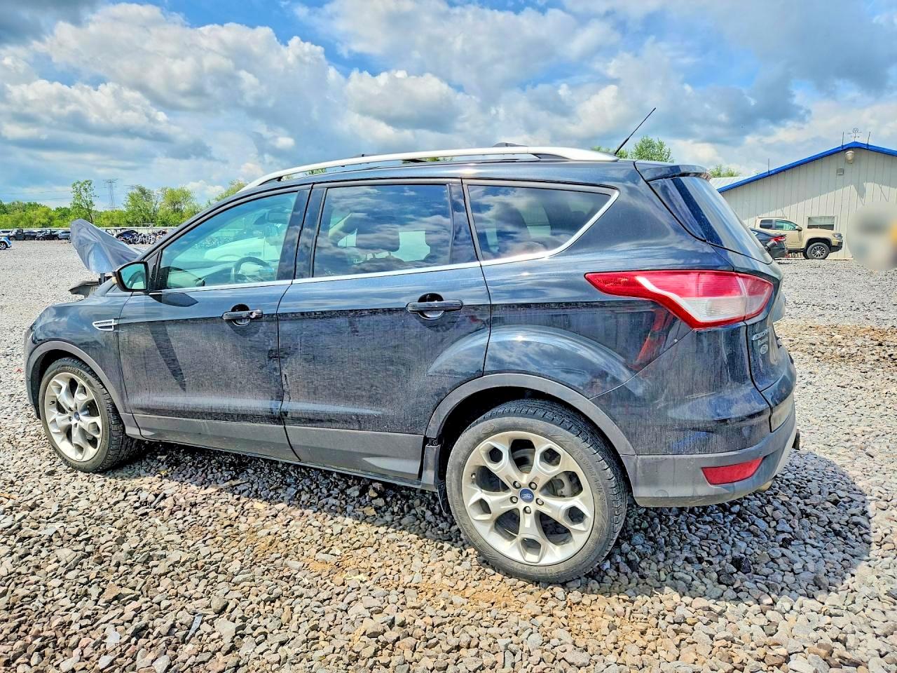2014 Ford Escape Titanium Черный vin: 1FMCU0J92EUA92951