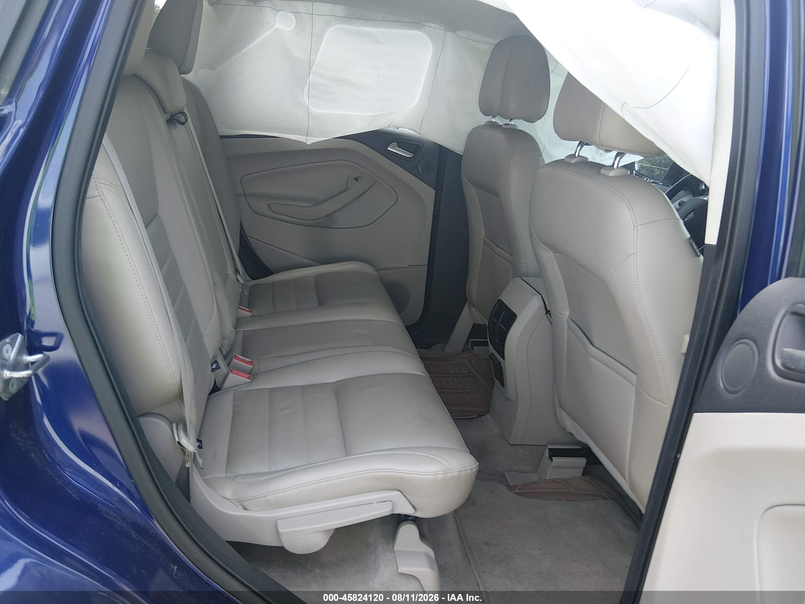 2014 Ford Escape Titanium Blue vin: 1FMCU0J92EUB55272