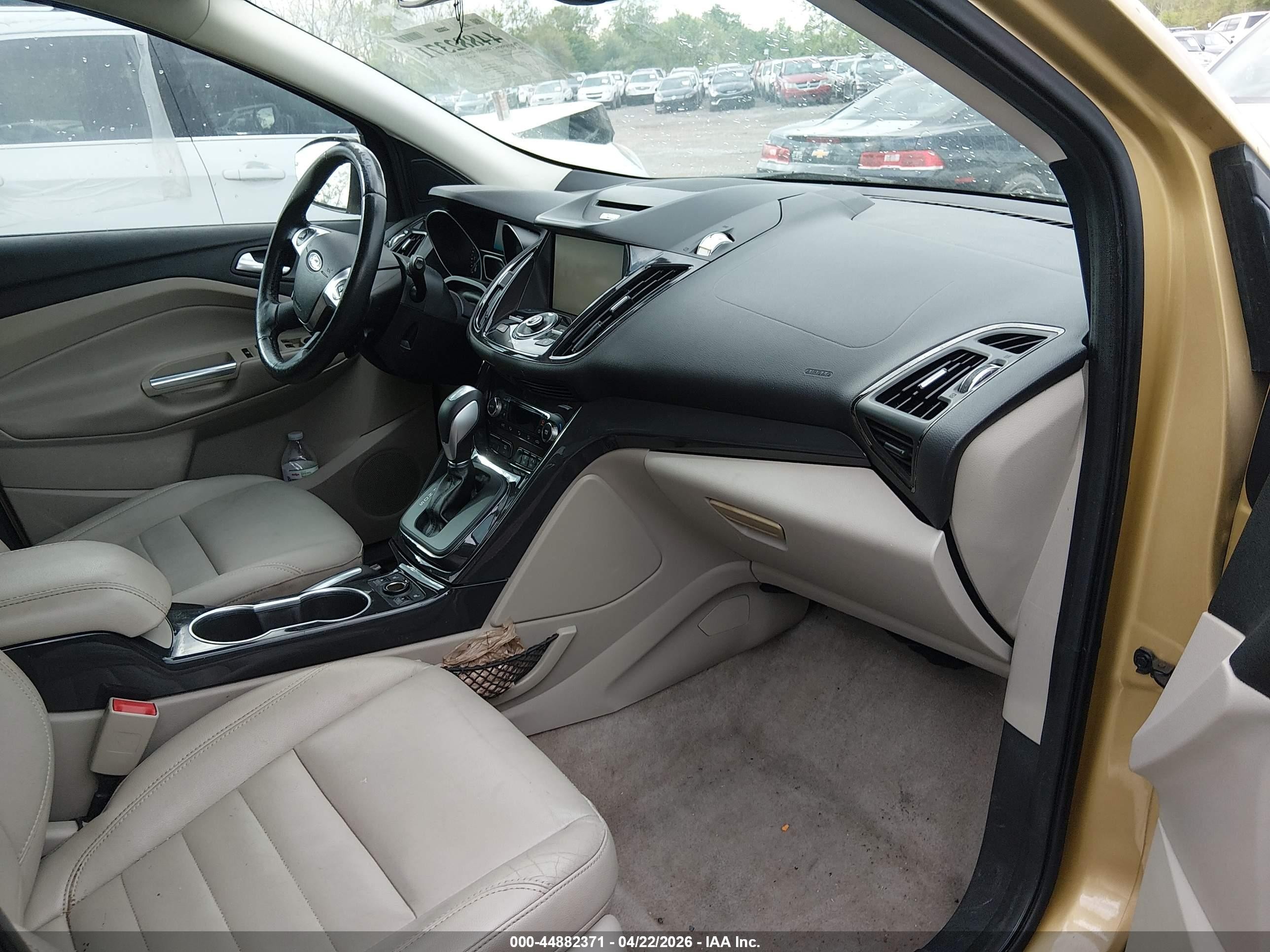 2014 Ford Escape Titanium Gold vin: 1FMCU0J92EUD63443