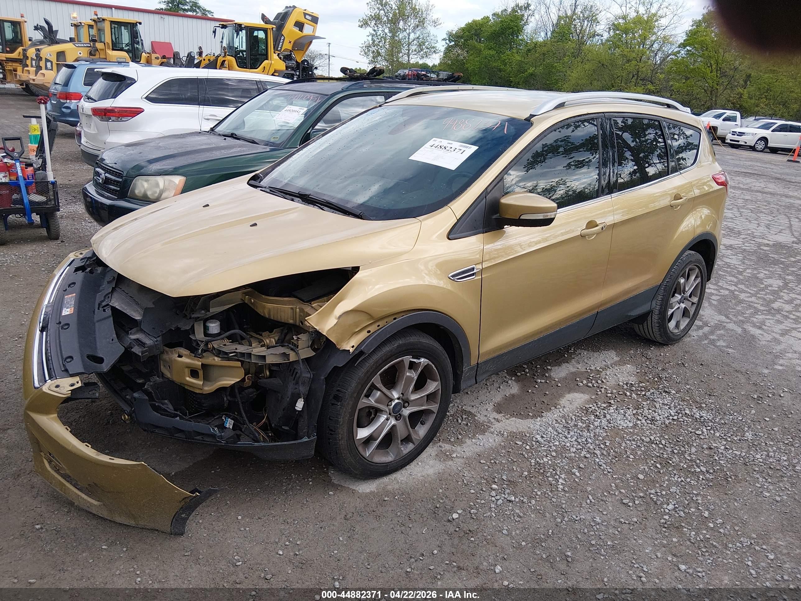 2014 Ford Escape Titanium Gold vin: 1FMCU0J92EUD63443