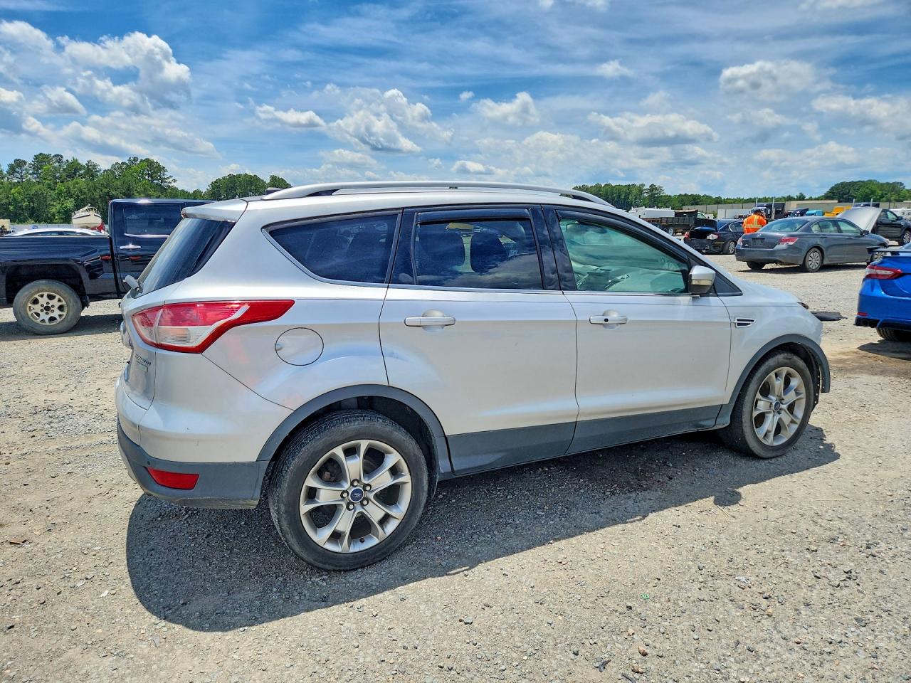 2014 Ford Escape Titanium Gray vin: 1FMCU0J92EUE46483
