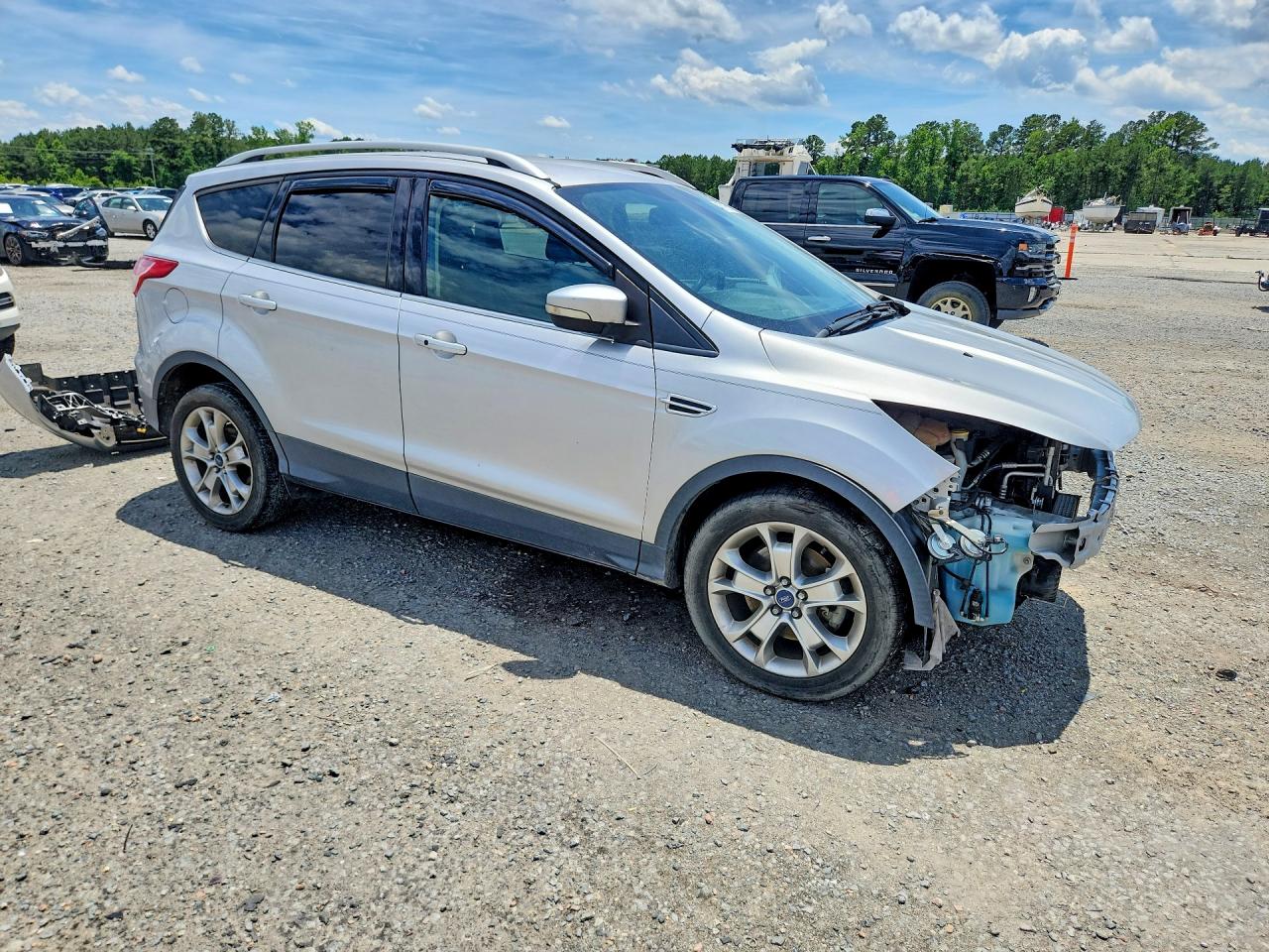 2014 Ford Escape Titanium Gray vin: 1FMCU0J92EUE46483