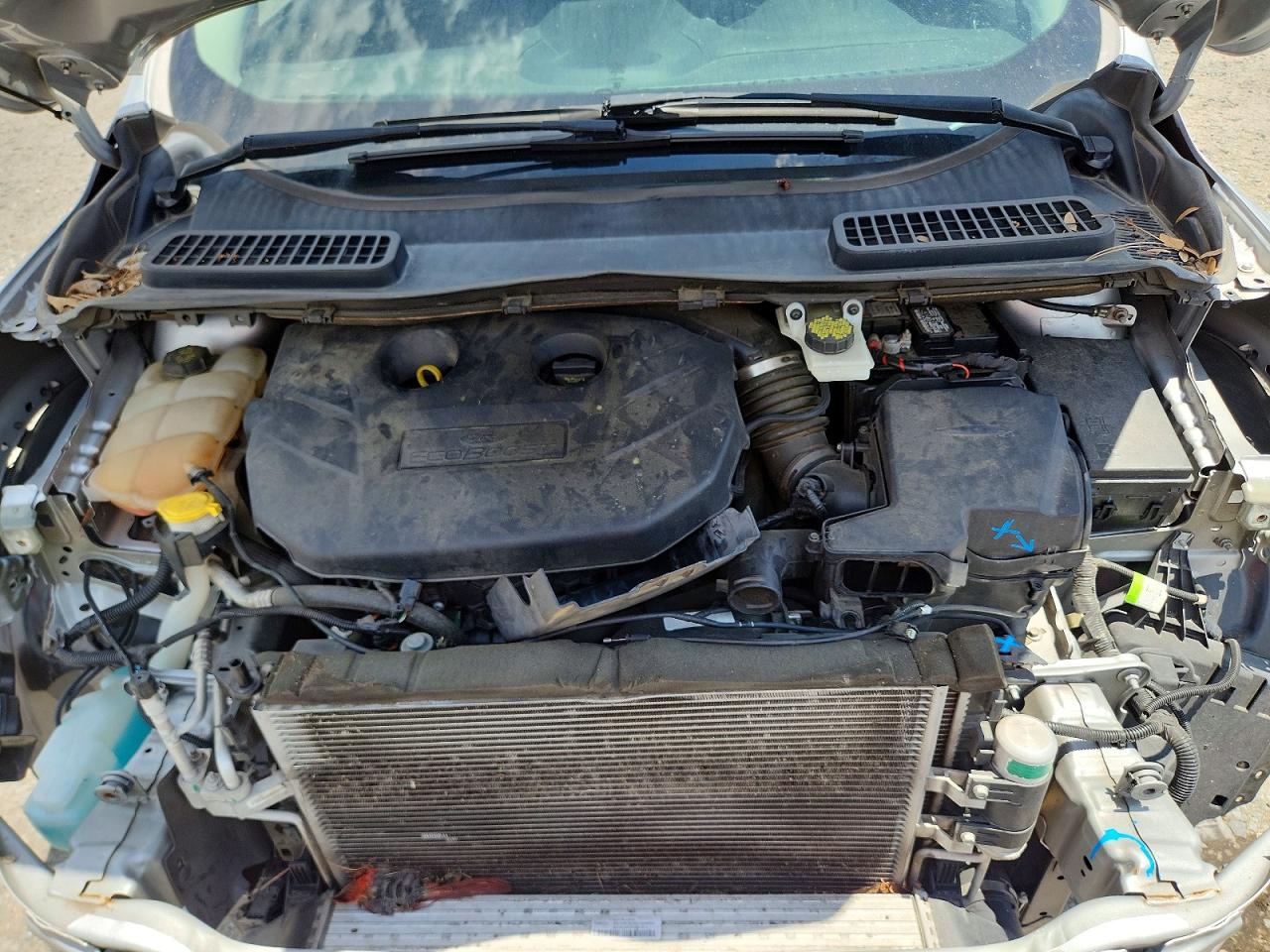 2014 Ford Escape Titanium Gray vin: 1FMCU0J92EUE46483