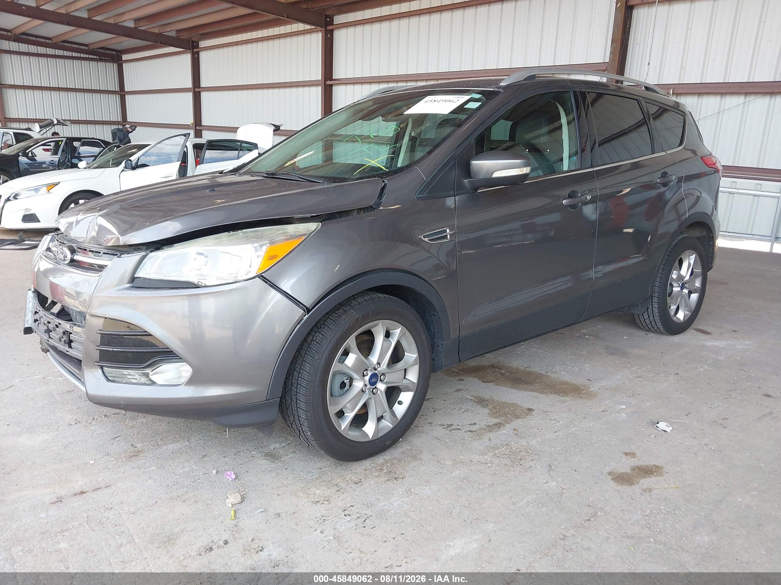 2014 Ford Escape Titanium Gray vin: 1FMCU0J92EUE52073