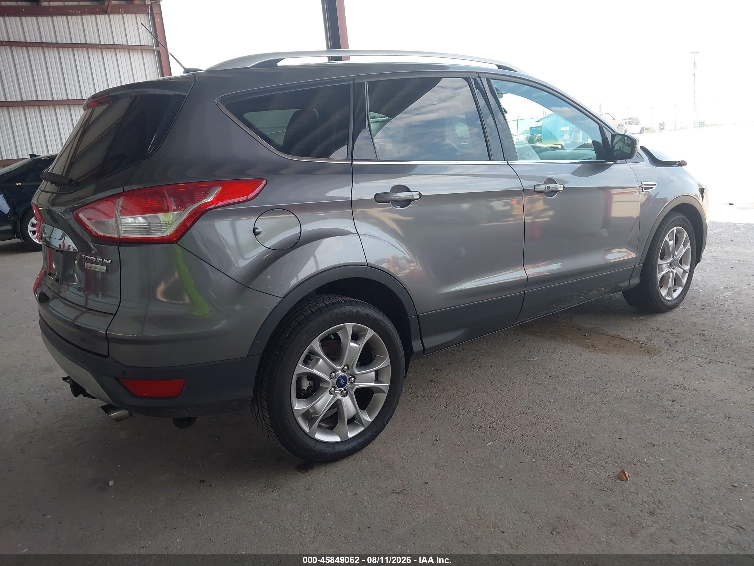 2014 Ford Escape Titanium Gray vin: 1FMCU0J92EUE52073