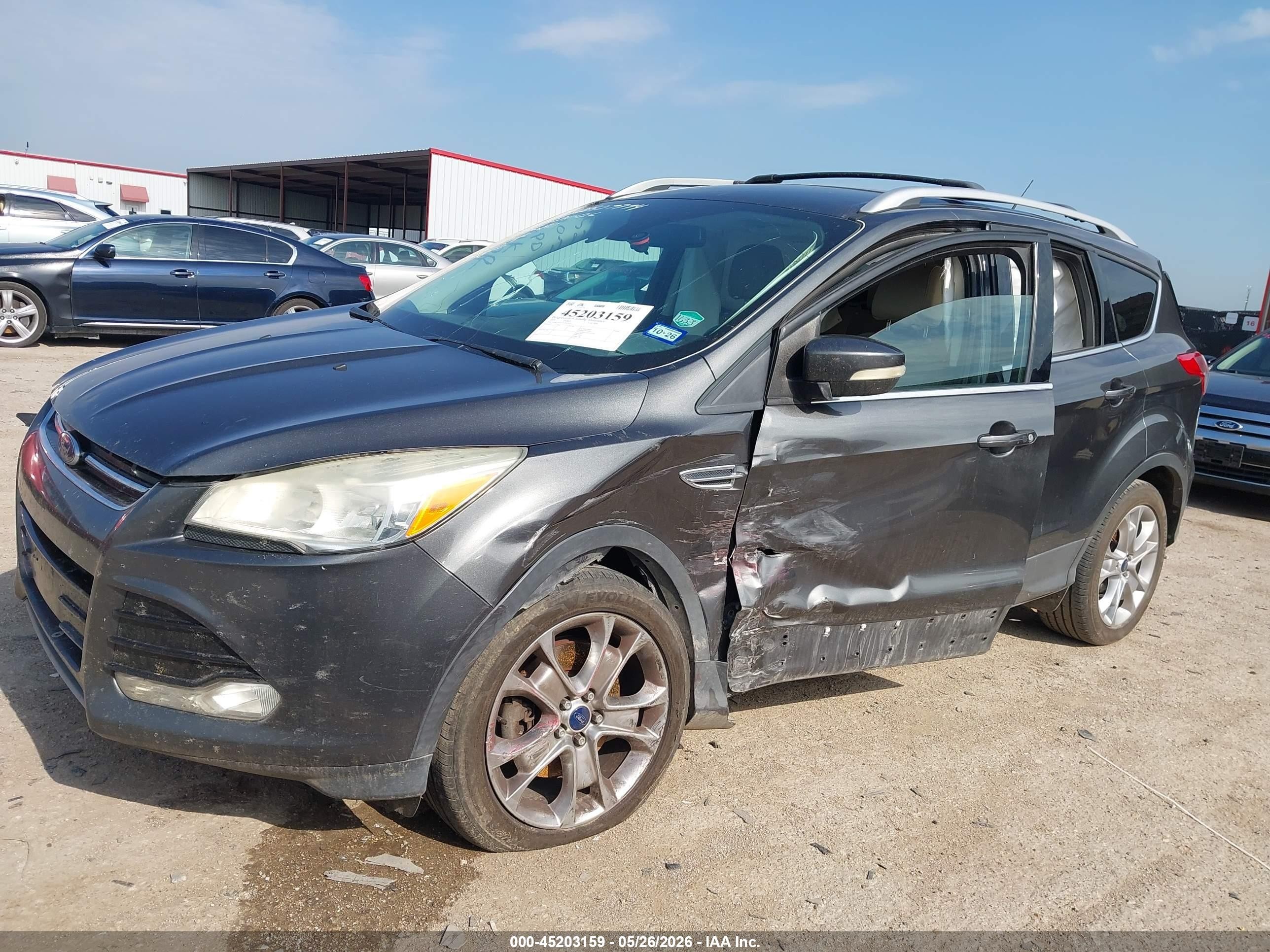 2015 Ford Escape Titanium Gray vin: 1FMCU0J92FUB71327