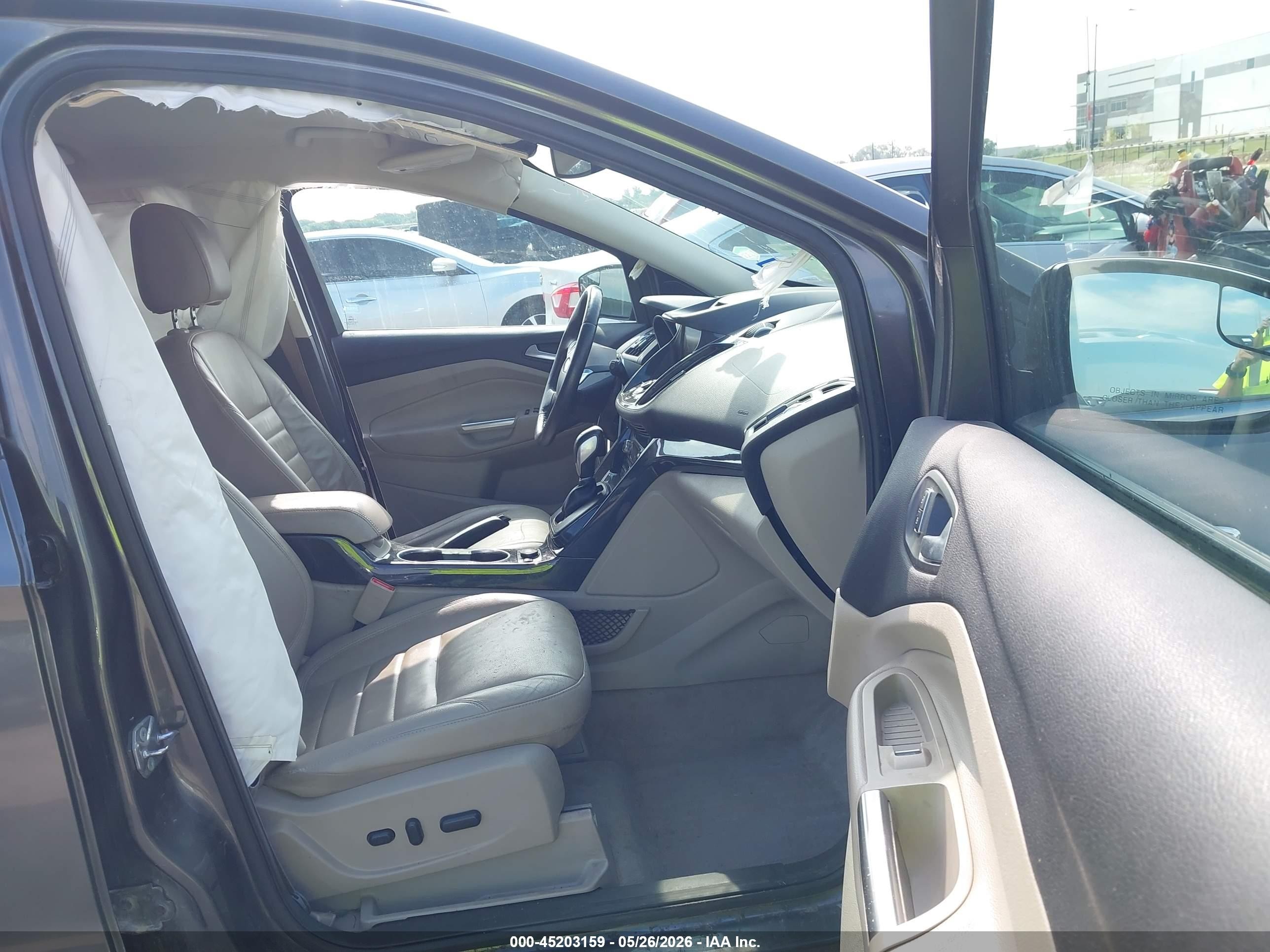 2015 Ford Escape Titanium Gray vin: 1FMCU0J92FUB71327