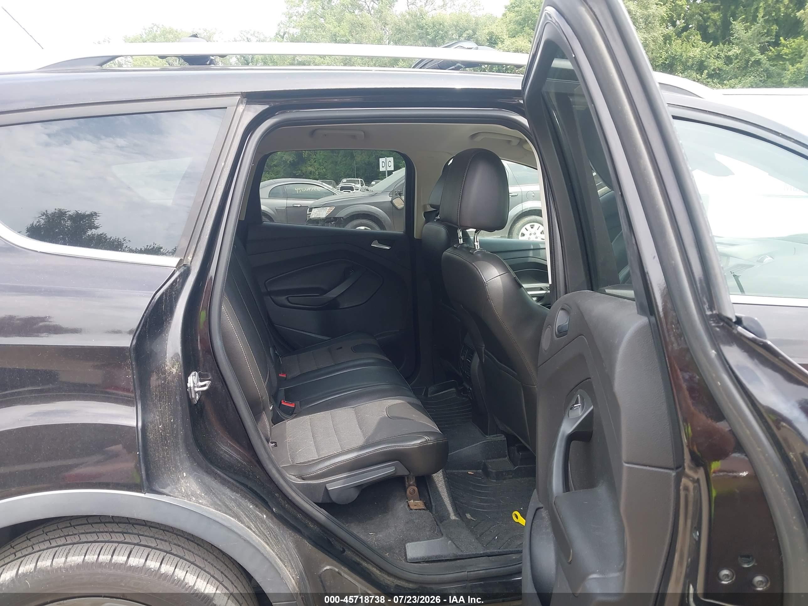 2013 Ford Escape Titanium Black vin: 1FMCU0J93DUA56667