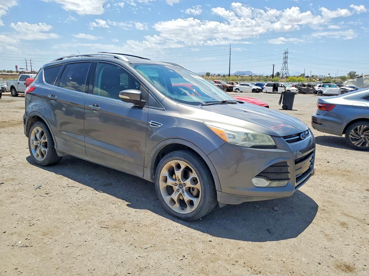 2013 Ford Escape Titanium Charcoal vin: 1FMCU0J93DUB21193