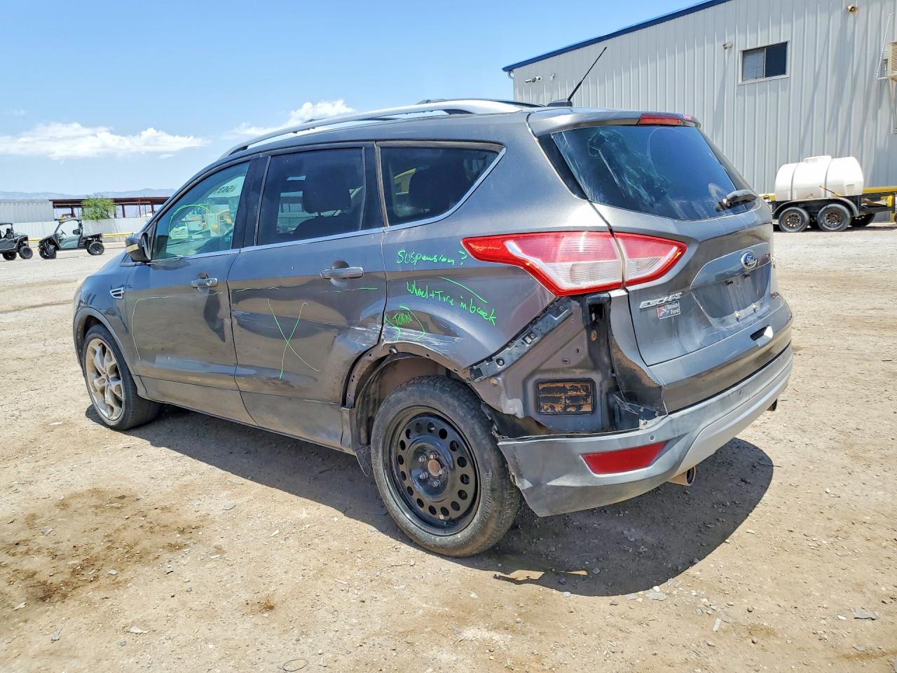 2013 Ford Escape Titanium Charcoal vin: 1FMCU0J93DUB21193