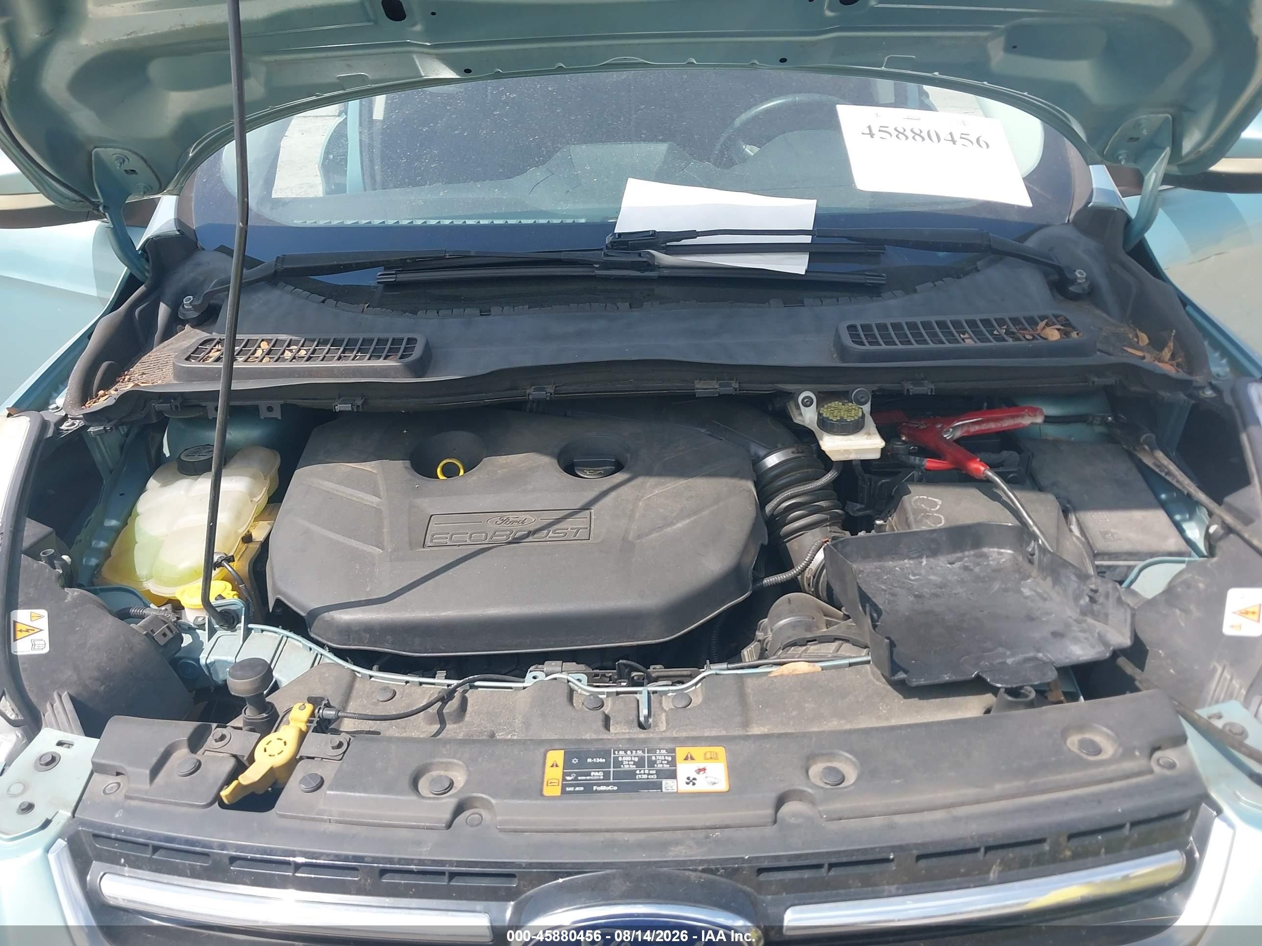 2013 Ford Escape Titanium Green vin: 1FMCU0J93DUC09144