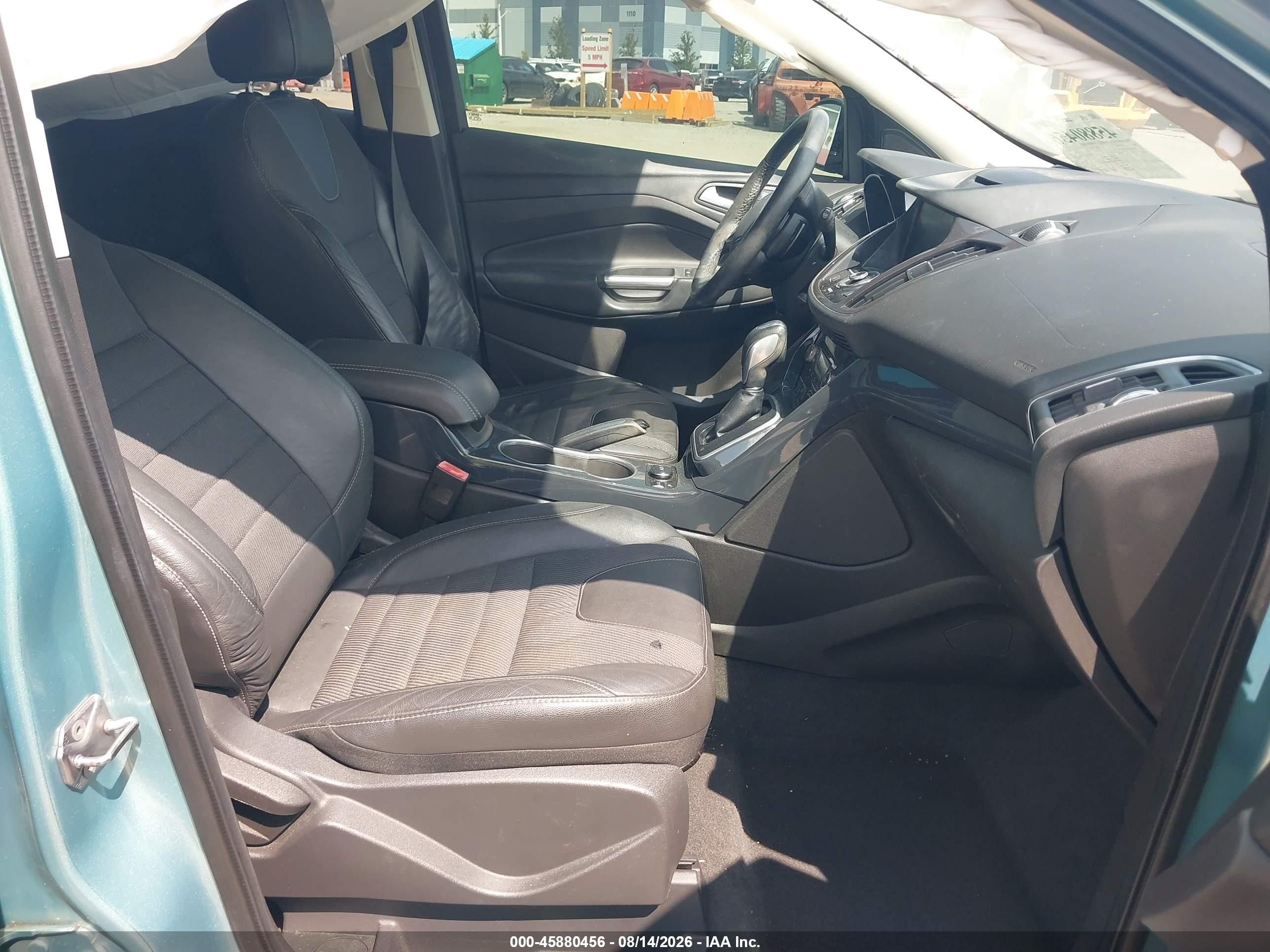 2013 Ford Escape Titanium Green vin: 1FMCU0J93DUC09144