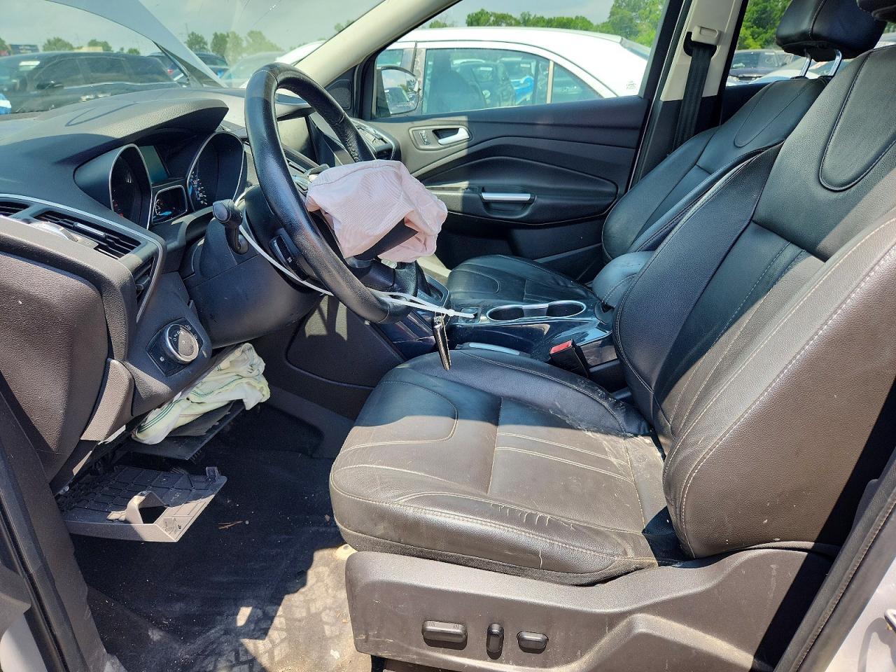 2013 Ford Escape Titanium Silver vin: 1FMCU0J93DUC22024