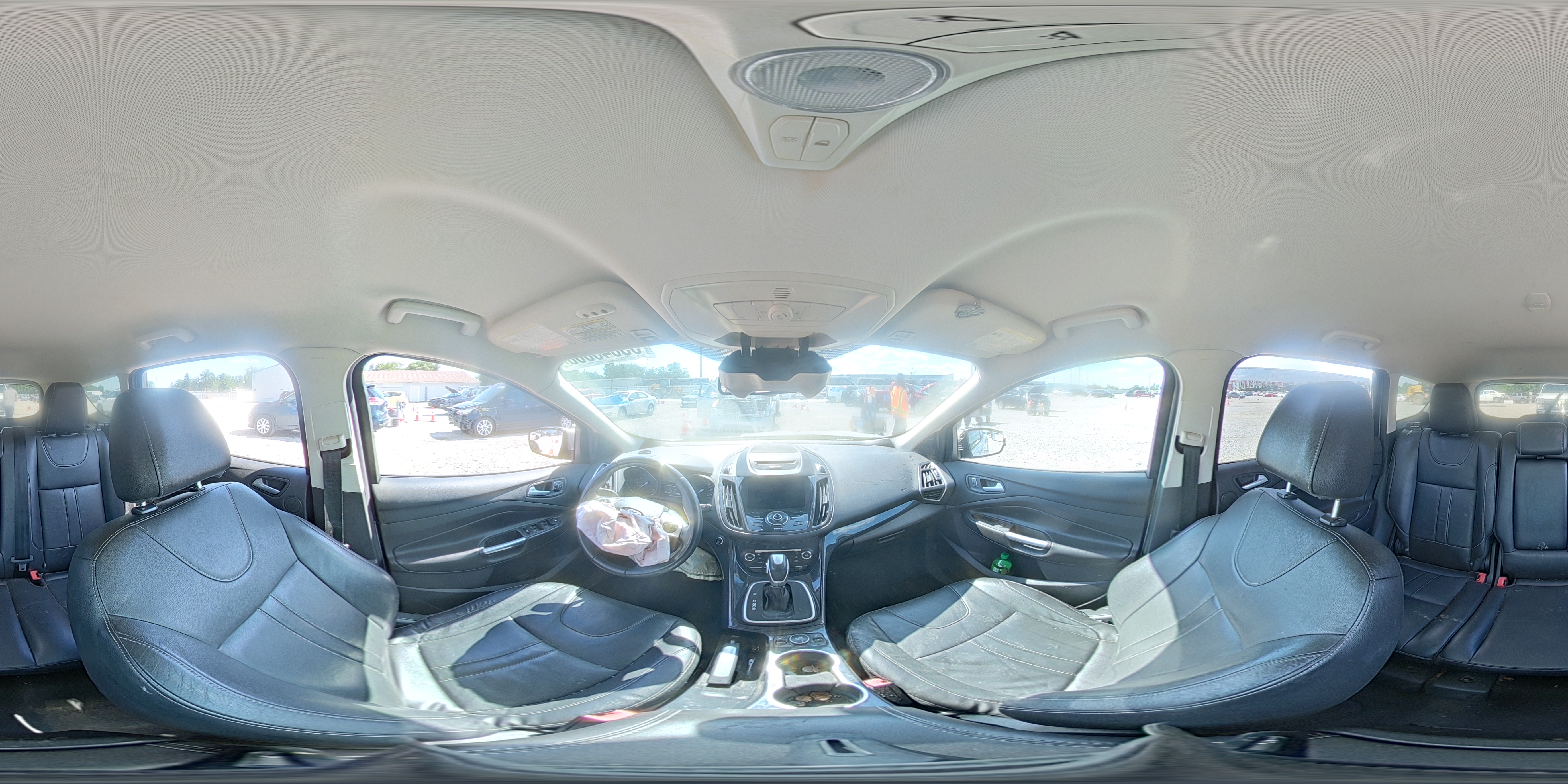 2013 Ford Escape Titanium Silver vin: 1FMCU0J93DUC22024