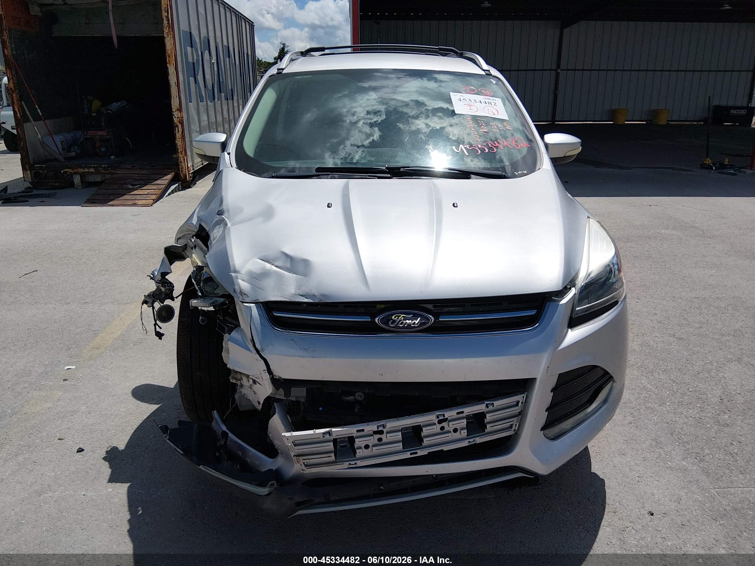 2013 Ford Escape Titanium Silver vin: 1FMCU0J93DUD15495