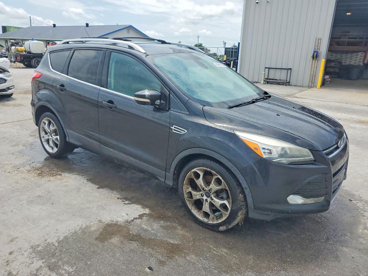 2013 Ford Escape Titanium Black vin: 1FMCU0J93DUD67502