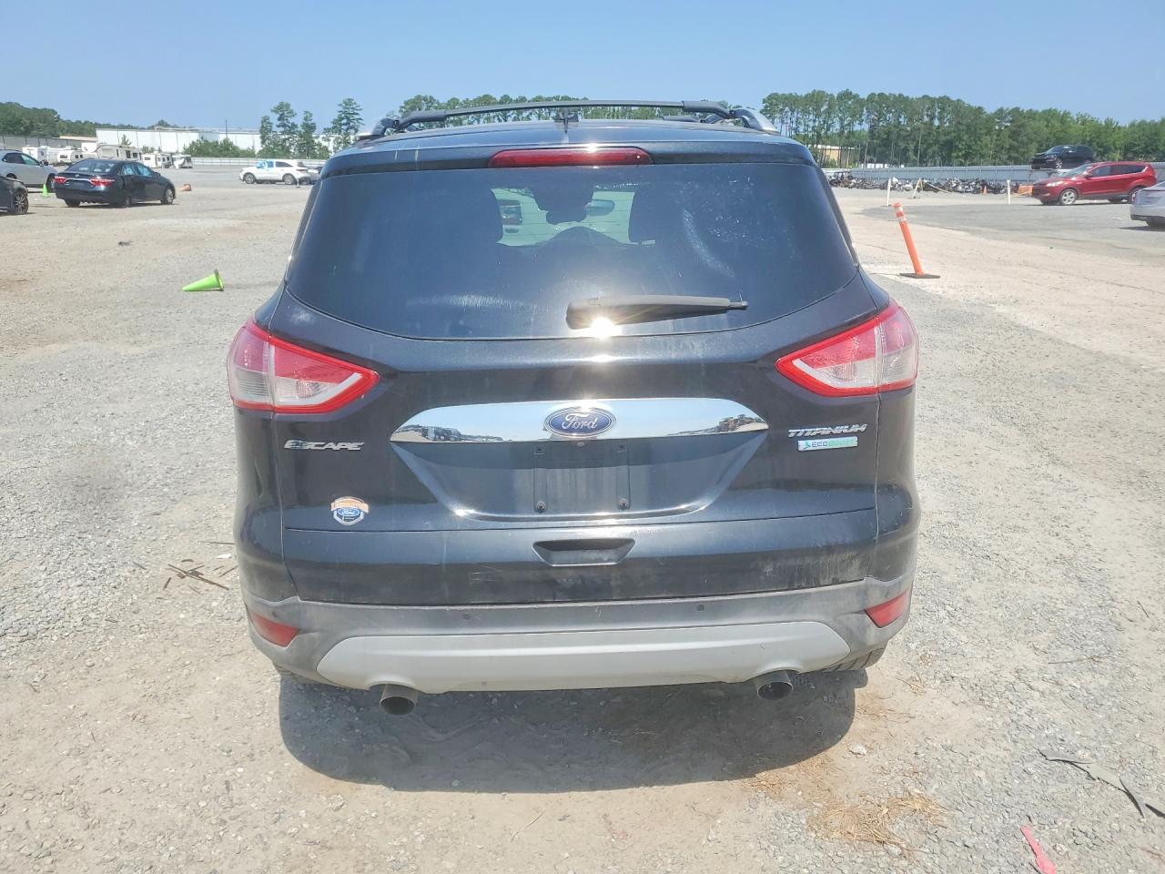 2014 Ford Escape Titanium Black vin: 1FMCU0J93EUA10693
