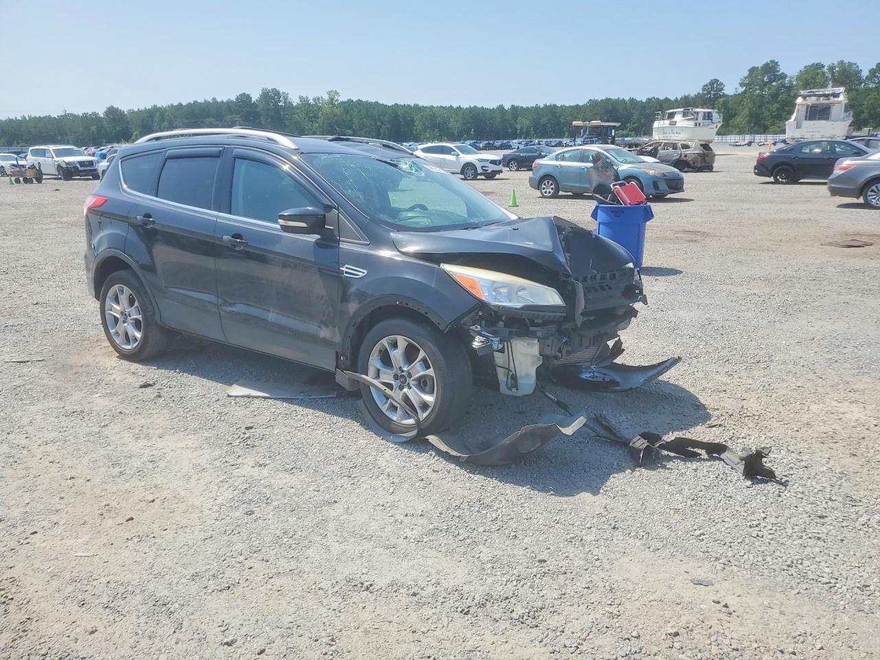 2014 Ford Escape Titanium Black vin: 1FMCU0J93EUA10693