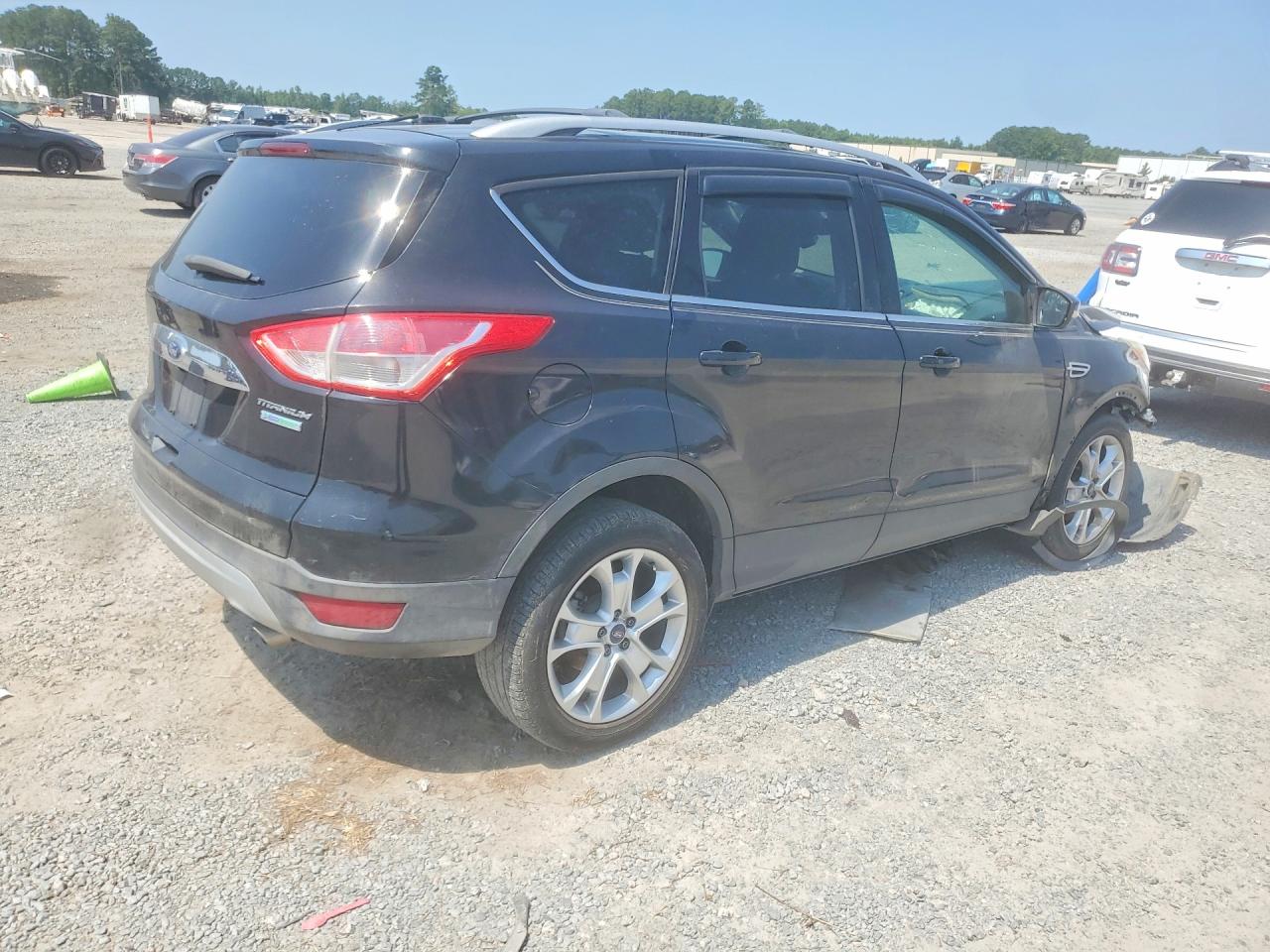 2014 Ford Escape Titanium Black vin: 1FMCU0J93EUA10693